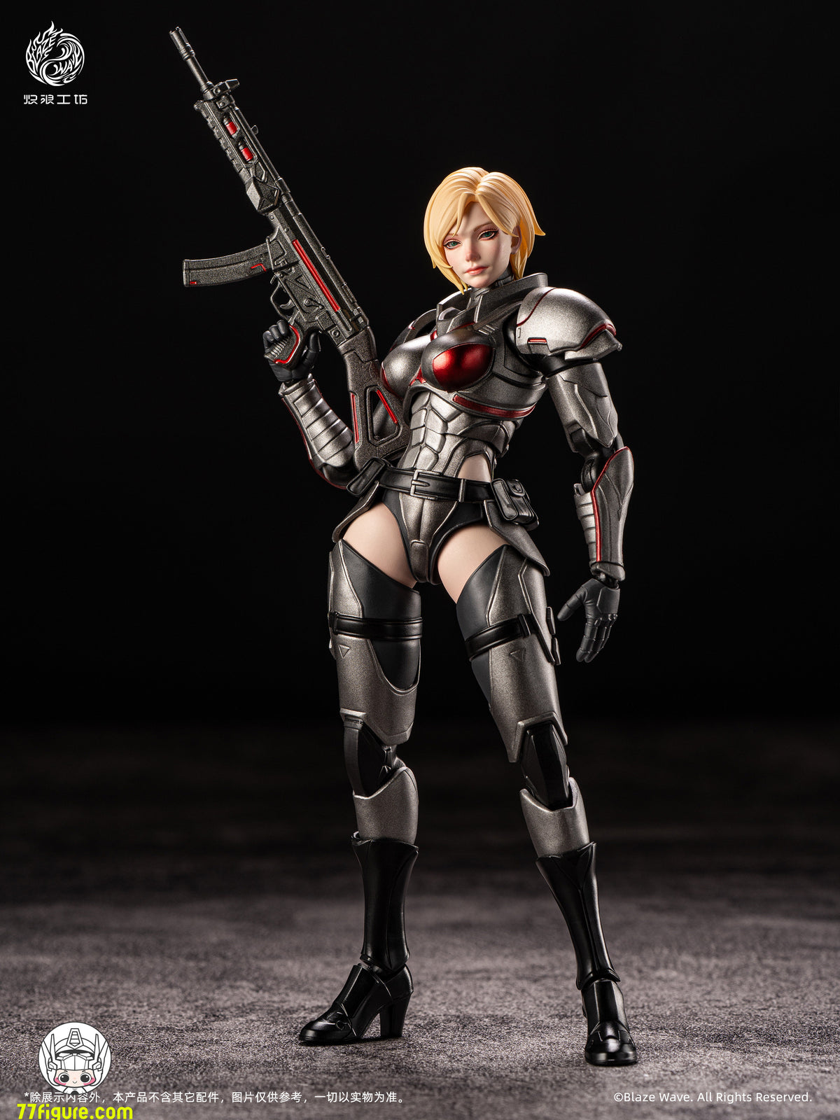 【予約商品】Blazing Wave Studio 1/12 ヴァルキリー ブリュンヒルデ 塗装済み可動フィギュア