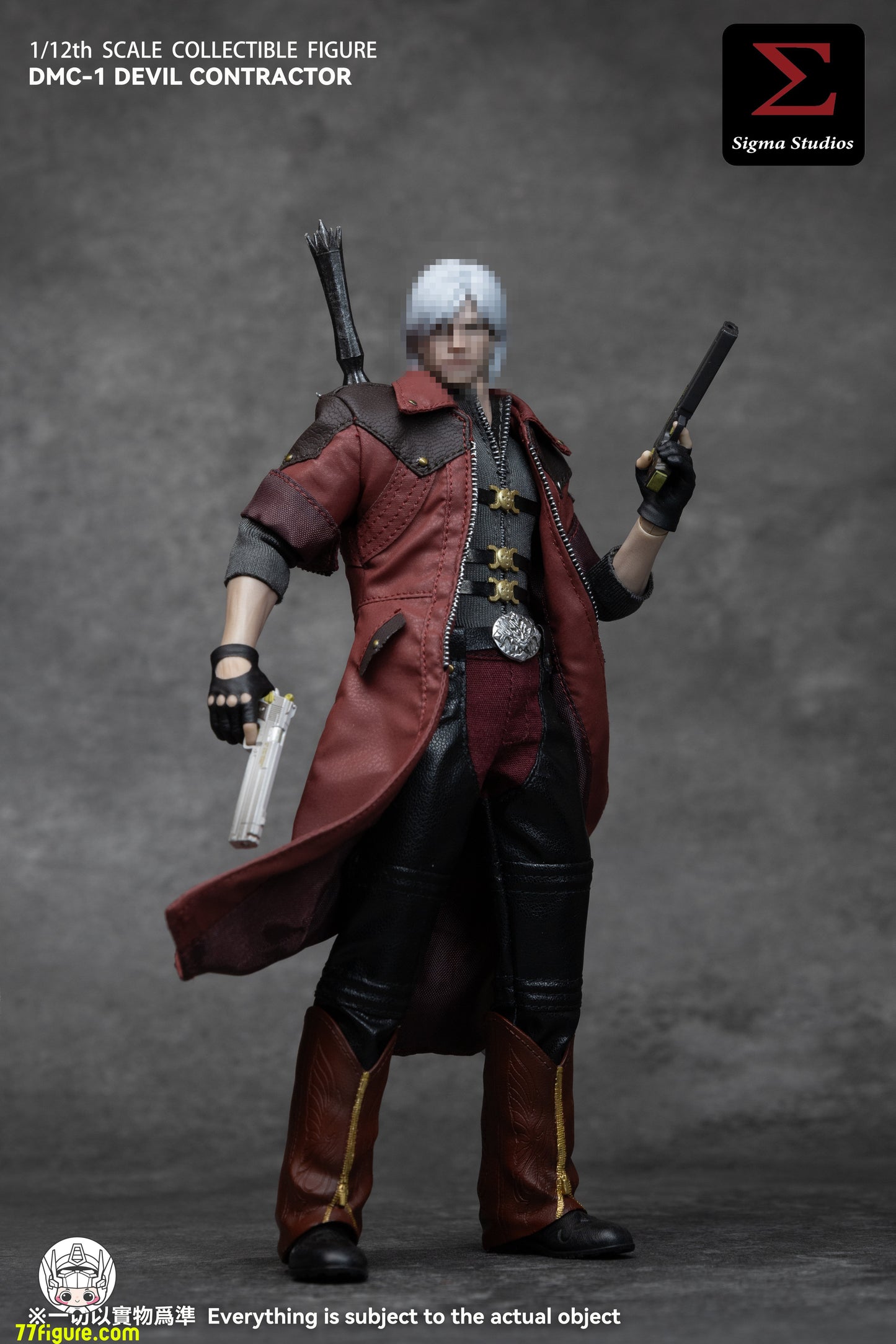 【予約商品】Sigma Studios 1/12 DMC-1 デビルハンター 塗装済み可動フィギュア