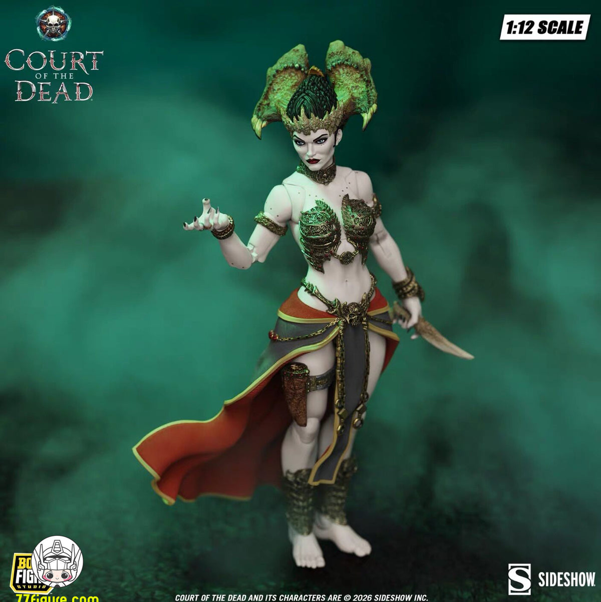 【予約商品】Boss Fight Studio 1/12 CDE006 『Court of the Dead』ゲスセモニ 死者の女王 塗装済み可動フィギュア