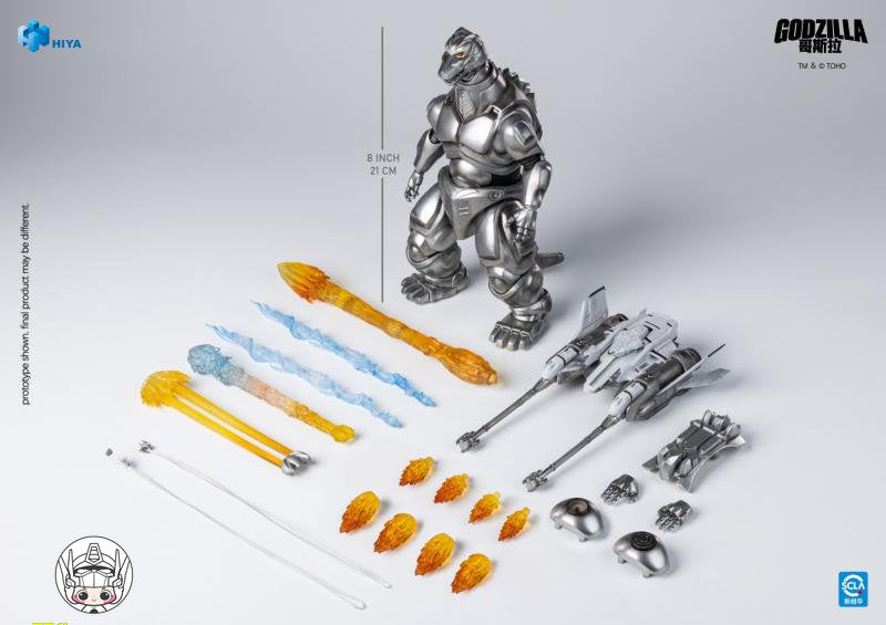 【予約商品】Hiya Toys EBG0286 Exquisite Basic Series ゴジラ対メカゴジラII（1993） スーパーメカゴジラ 塗装済み可動フィギュア