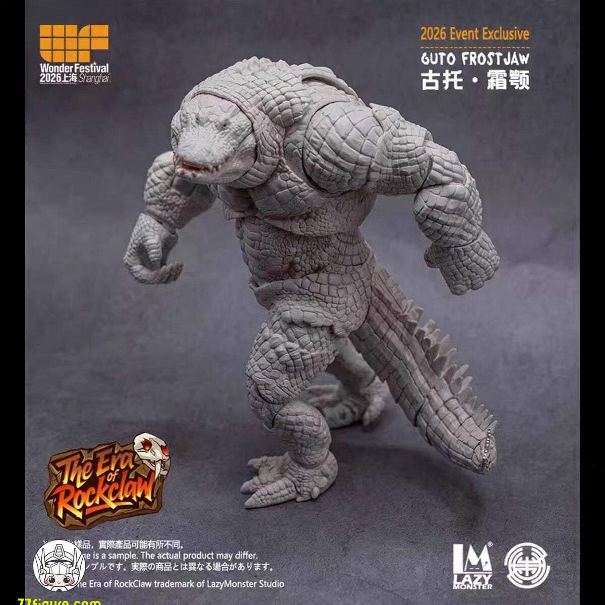 【予約商品】Lazy Monster Studio 1/12 ロッククロー時代 白化インディアンワニ人間 グート・フロストジョー 塗装済み可動フィギュア