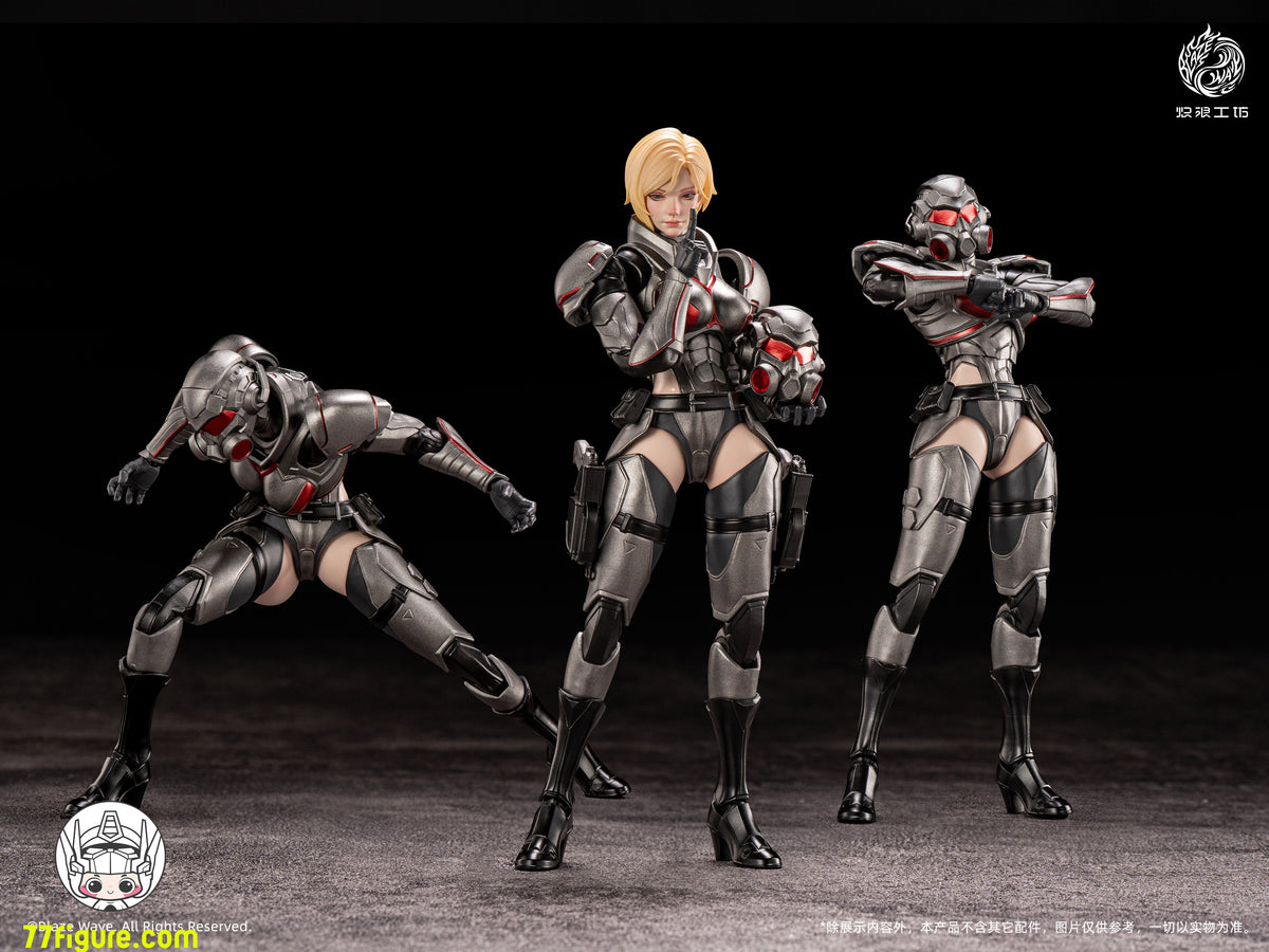 【予約商品】Blazing Wave Studio 1/12 ヴァルキリー ブリュンヒルデ 塗装済み可動フィギュア