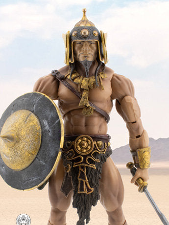 【予約商品】Harvinger Studios 1/12 サベージ・クルーシブル クブラ・カーン フラゼッタ 塗装済み可動フィギュア