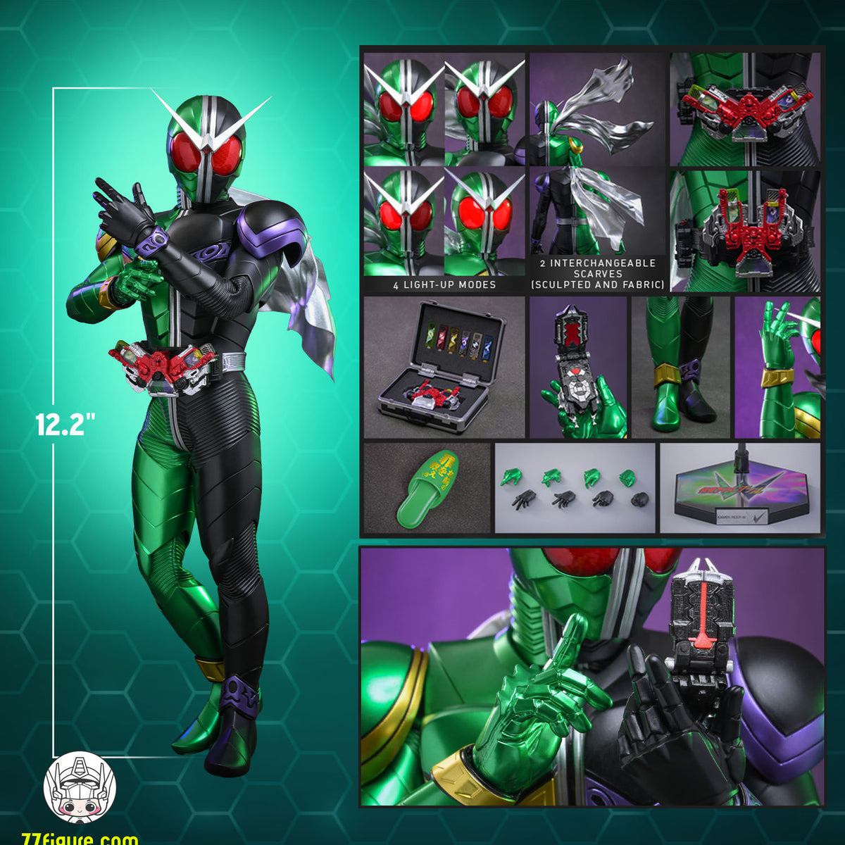 【予約商品】Hot Toys 1/6 TMS195B 仮面ライダーW 特別版 塗装済み可動フィギュア