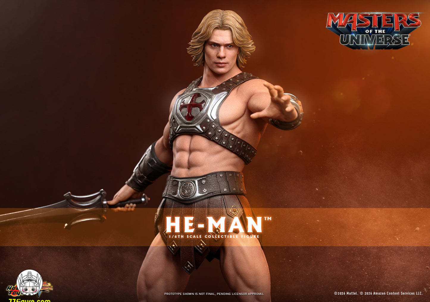 【予約商品】Hot Toys 1/6『マスターズ・オブ・ザ・ユニバース 2026』ヒーマン 塗装済み可動フィギュア