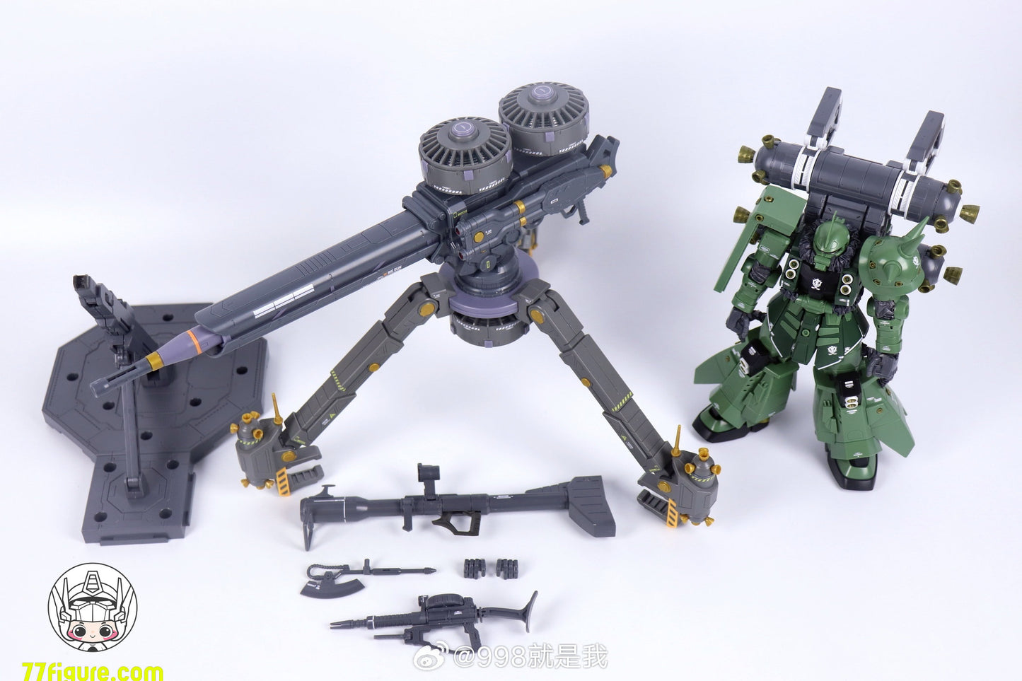 【予約商品】Rein Model 1/100 ZG-003 MG キャノン・スナイパーライフル＆LEDライトセット プラモデル