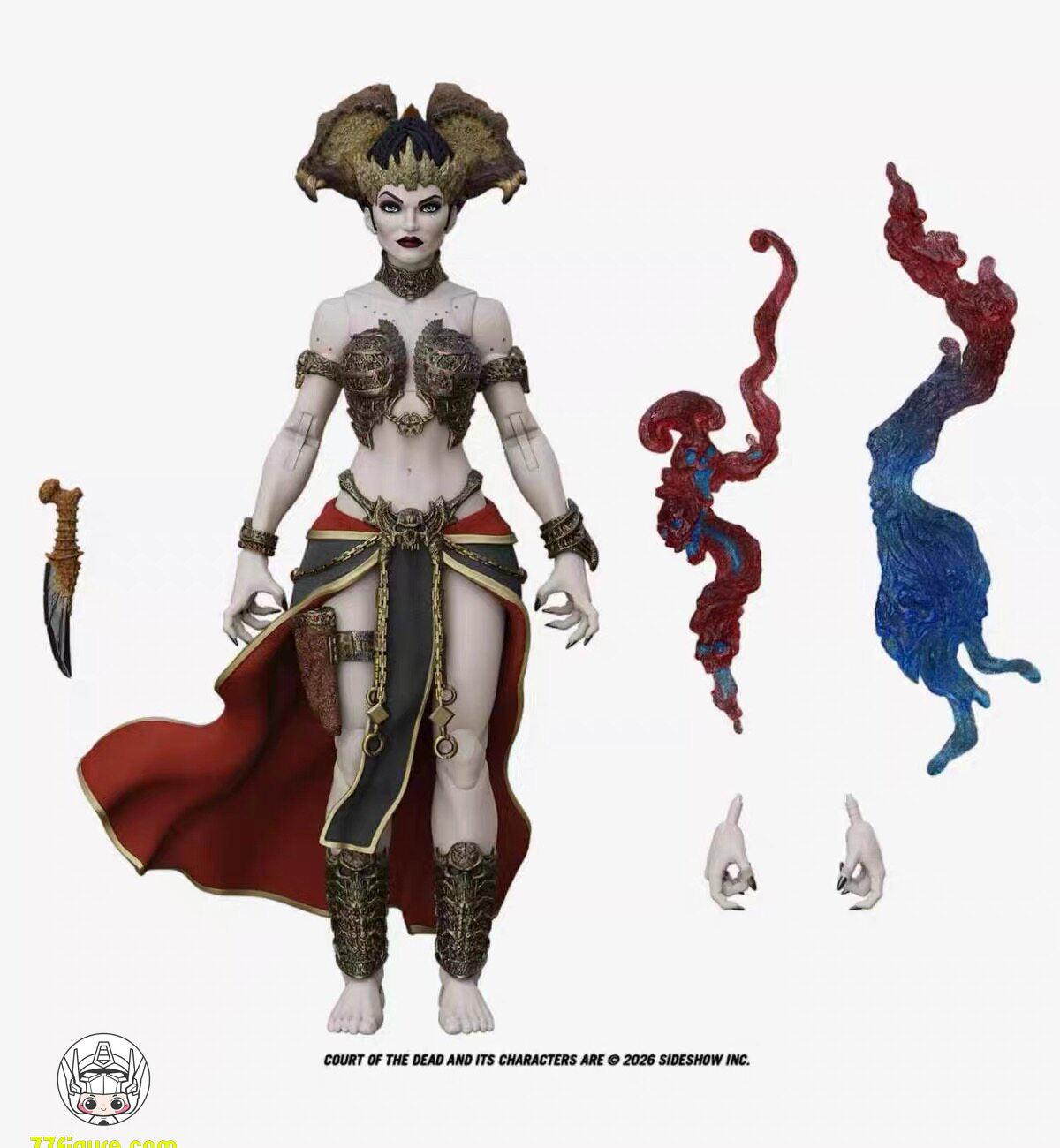 【予約商品】Boss Fight Studio 1/12 CDE006 『Court of the Dead』ゲスセモニ 死者の女王 塗装済み可動フィギュア