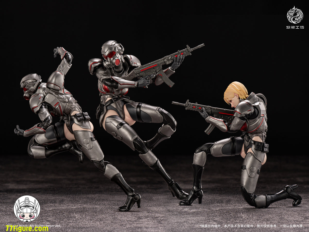 【予約商品】Blazing Wave Studio 1/12 ヴァルキリー ブリュンヒルデ 塗装済み可動フィギュア