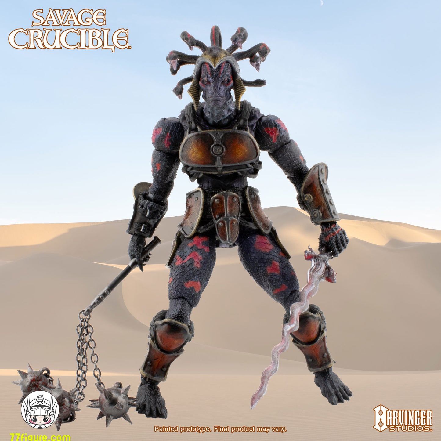【予約商品】Harvinger Studios 1/12 サベージ・クルーシブル ナーオム・アルコン 塗装済み可動フィギュア