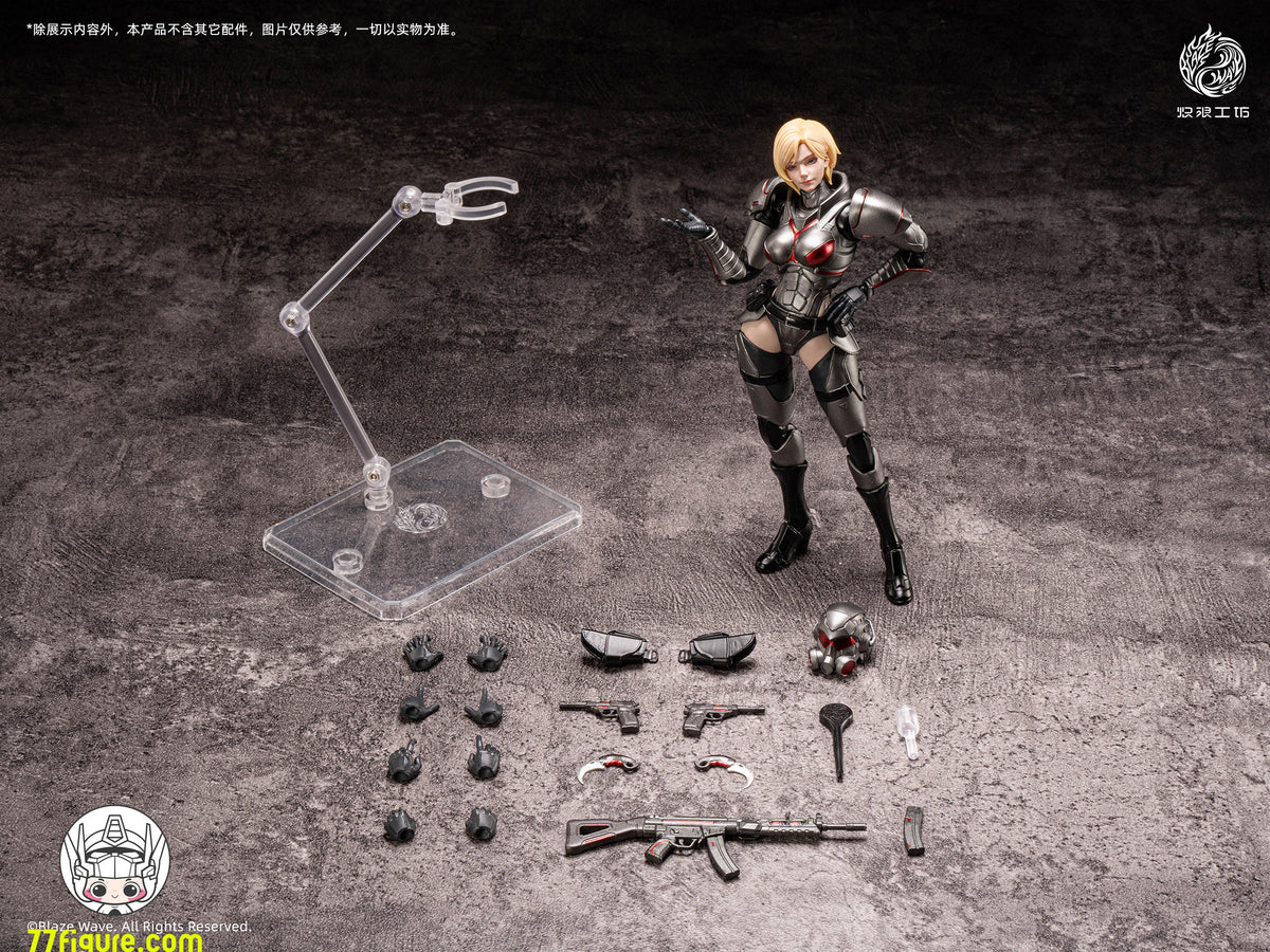 【予約商品】Blazing Wave Studio 1/12 ヴァルキリー ブリュンヒルデ 塗装済み可動フィギュア