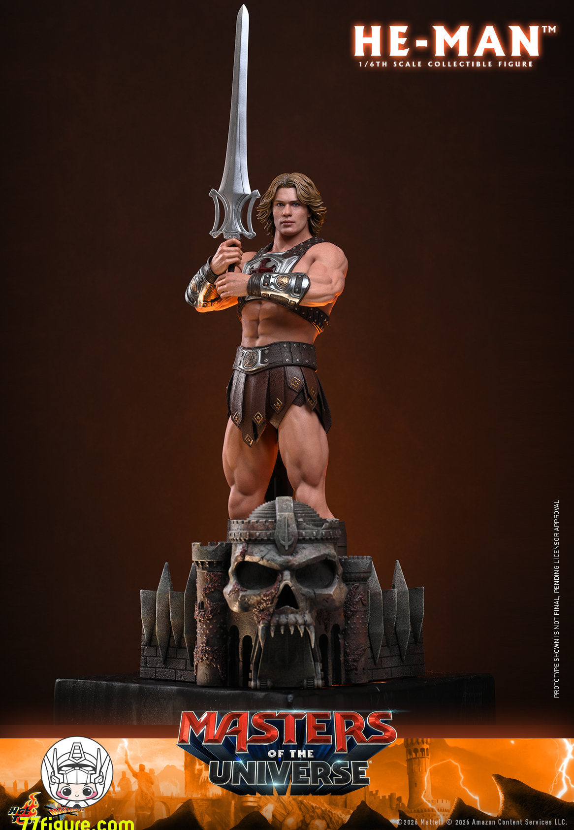 【予約商品】Hot Toys 1/6『マスターズ・オブ・ザ・ユニバース 2026』ヒーマン 塗装済み可動フィギュア