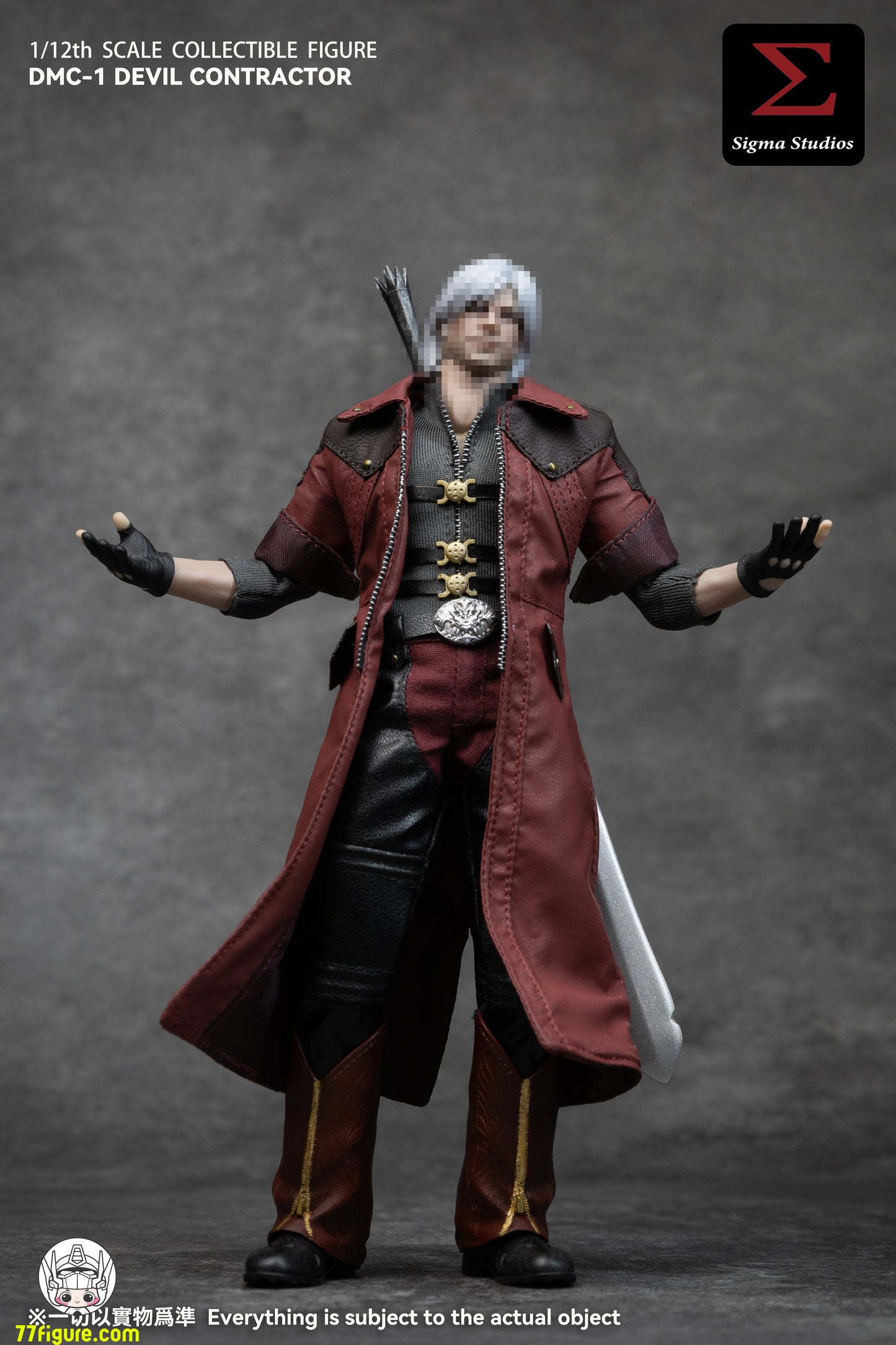 【予約商品】Sigma Studios 1/12 DMC-1 デビルハンター 塗装済み可動フィギュア