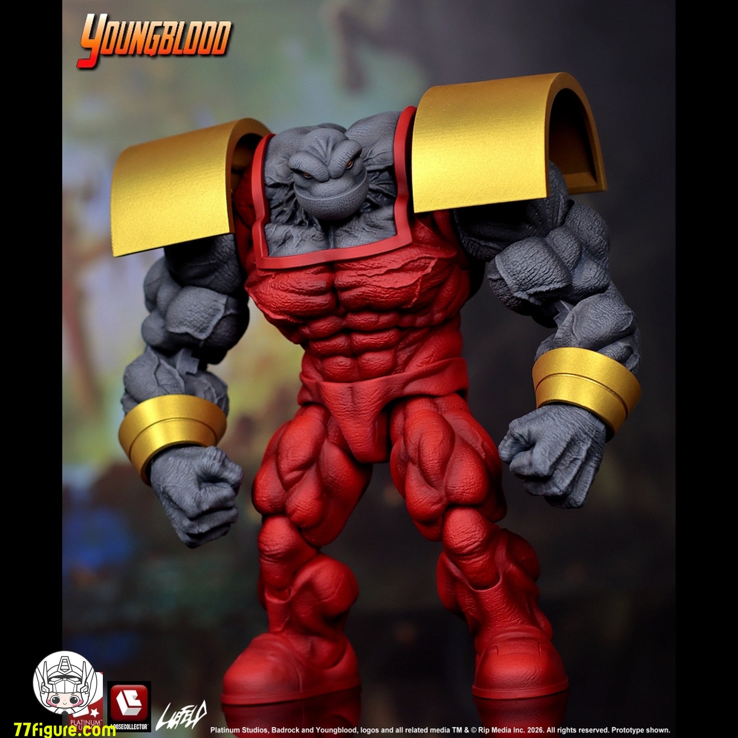 【予約商品】LC Studio 1/12 エクストリームユニバース3 バッドロック 塗装済み可動フィギュア