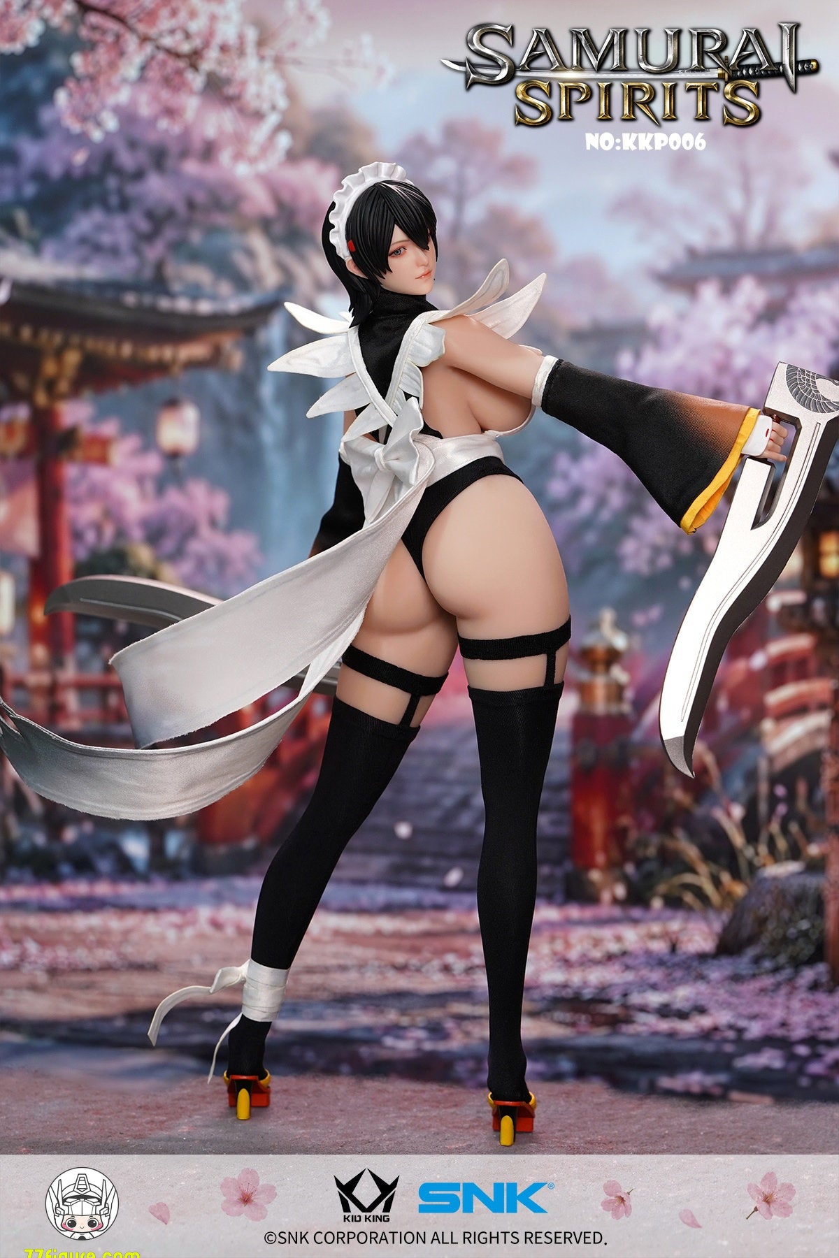 【予約商品】Kid King 1/6 KKP006 SNK公式ライセンス SAMURAI SPIRITS いろは 塗装済み可動フィギュア
