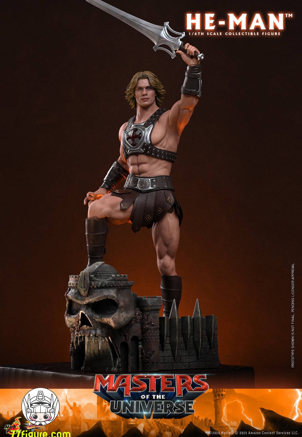 【予約商品】Hot Toys 1/6『マスターズ・オブ・ザ・ユニバース 2026』ヒーマン 塗装済み可動フィギュア
