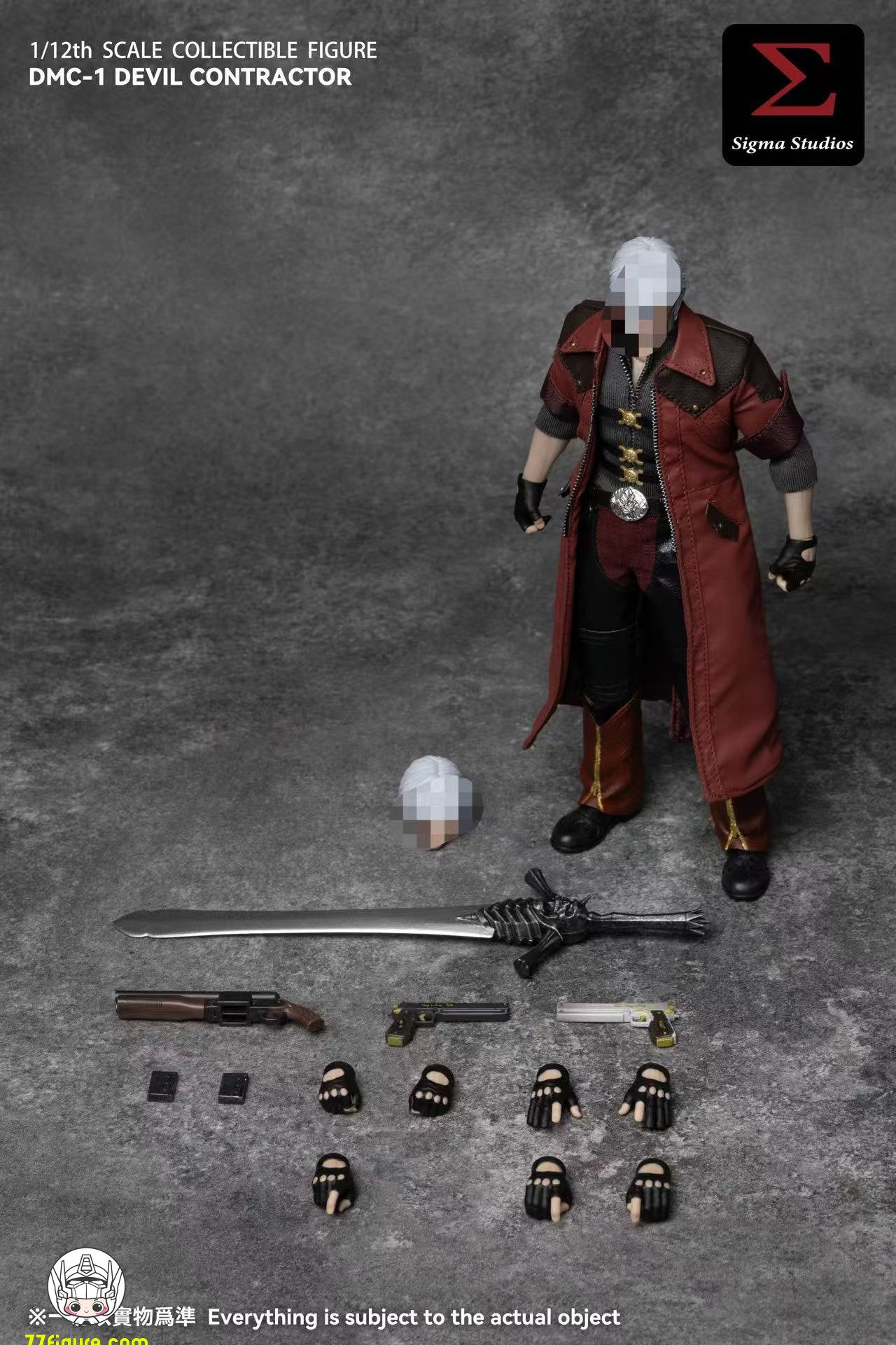 【予約商品】Sigma Studios 1/12 DMC-1 デビルハンター 塗装済み可動フィギュア