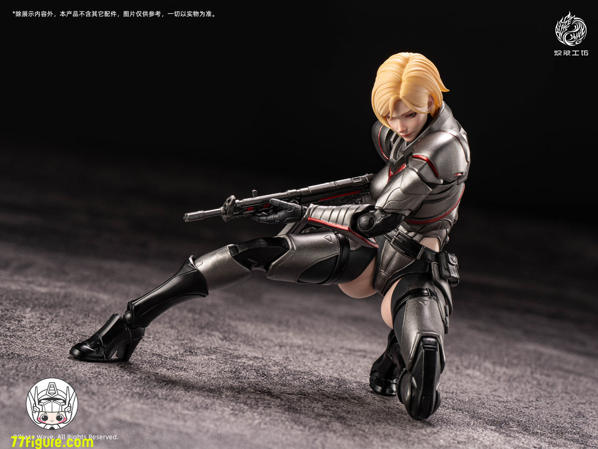 【予約商品】Blazing Wave Studio 1/12 ヴァルキリー ブリュンヒルデ 塗装済み可動フィギュア