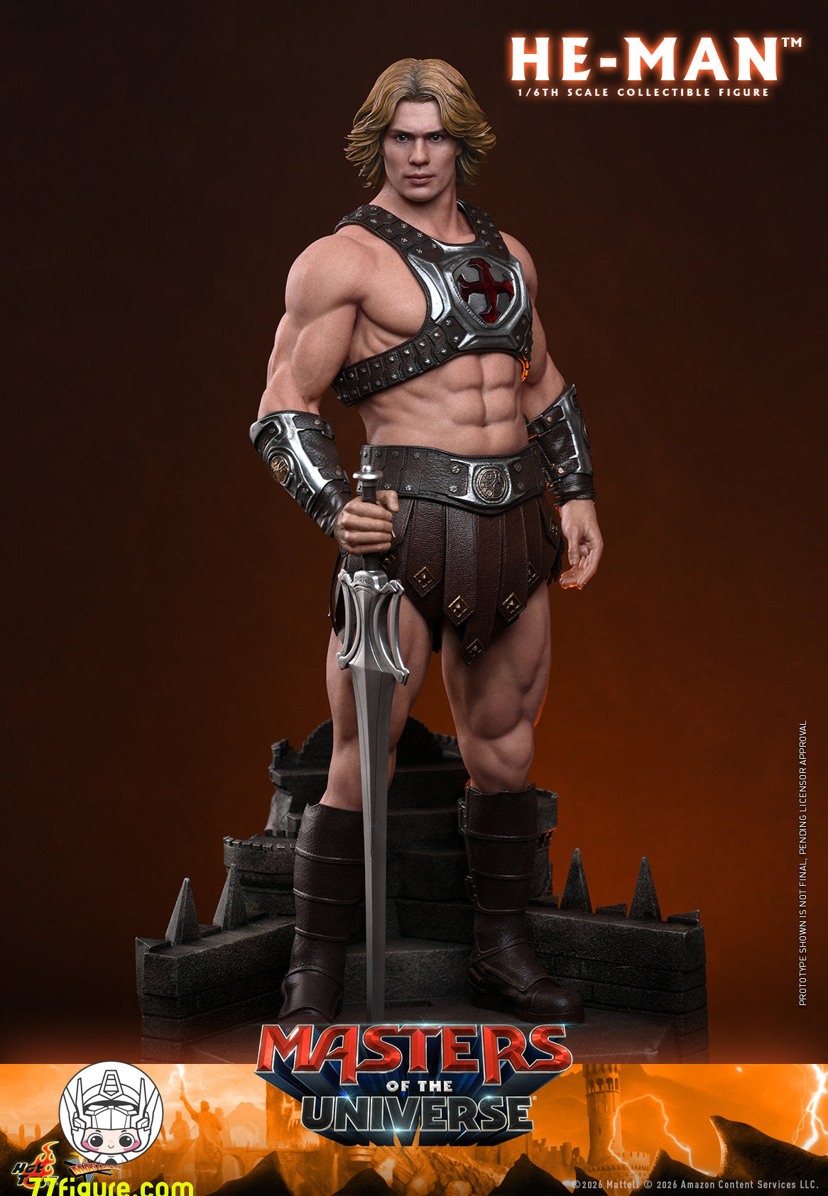 【予約商品】Hot Toys 1/6『マスターズ・オブ・ザ・ユニバース 2026』ヒーマン 塗装済み可動フィギュア