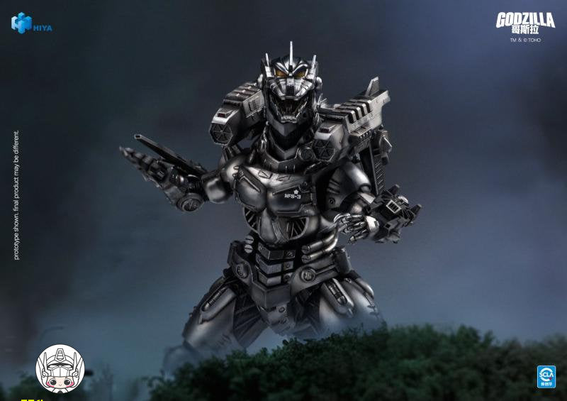 【予約商品】Hiya Toys EBG0326 Exquisite Basic Series ゴジラ 東京SOS 2003 メカゴジラ 重武装型／高機動型 塗装済み可動フィギュア