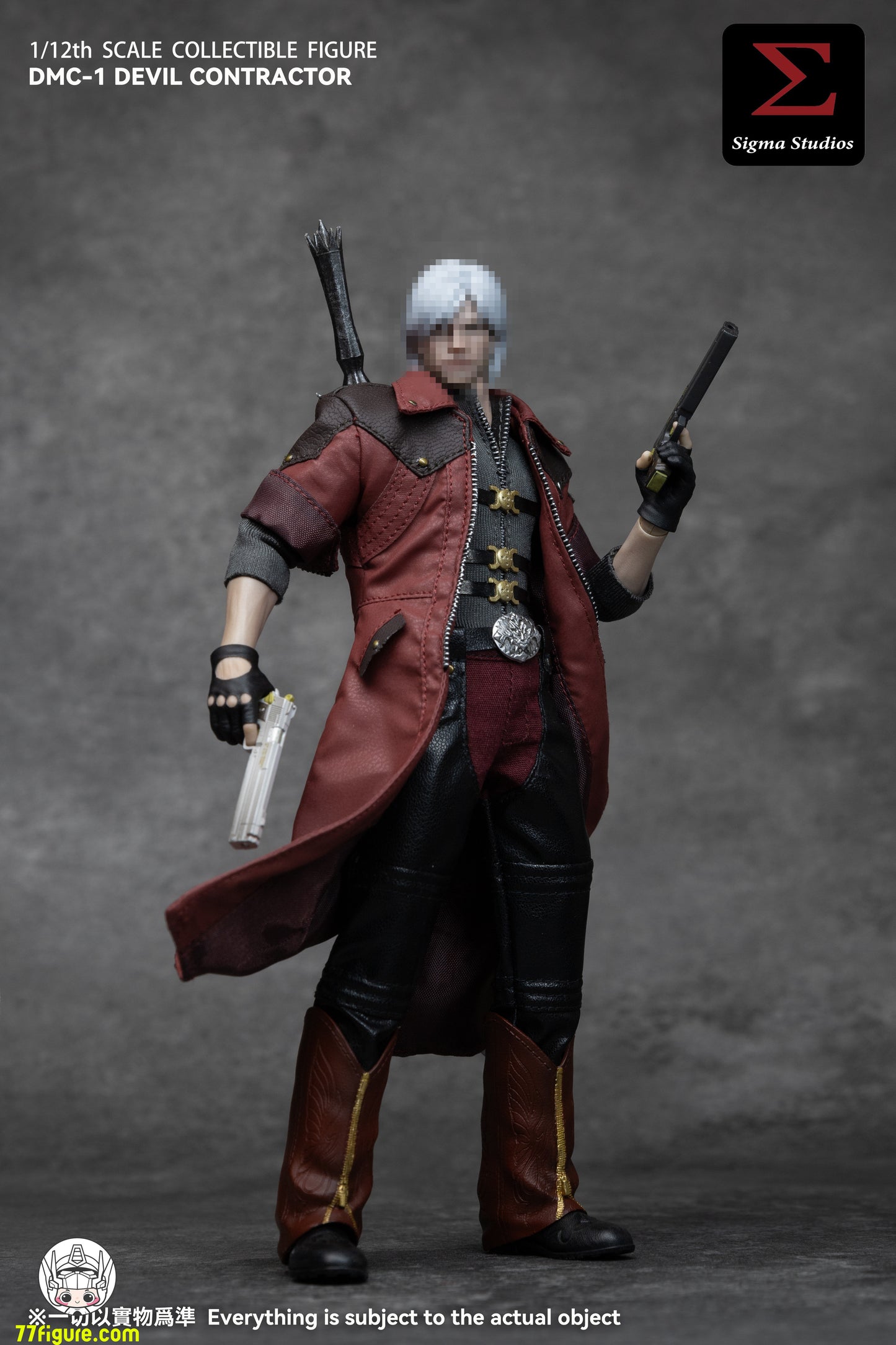 【予約商品】Sigma Studios 1/12 DMC-1 デビルハンター 塗装済み可動フィギュア