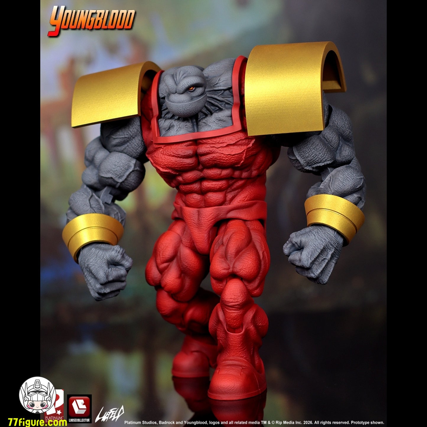 【予約商品】LC Studio 1/12 エクストリームユニバース3 バッドロック 塗装済み可動フィギュア