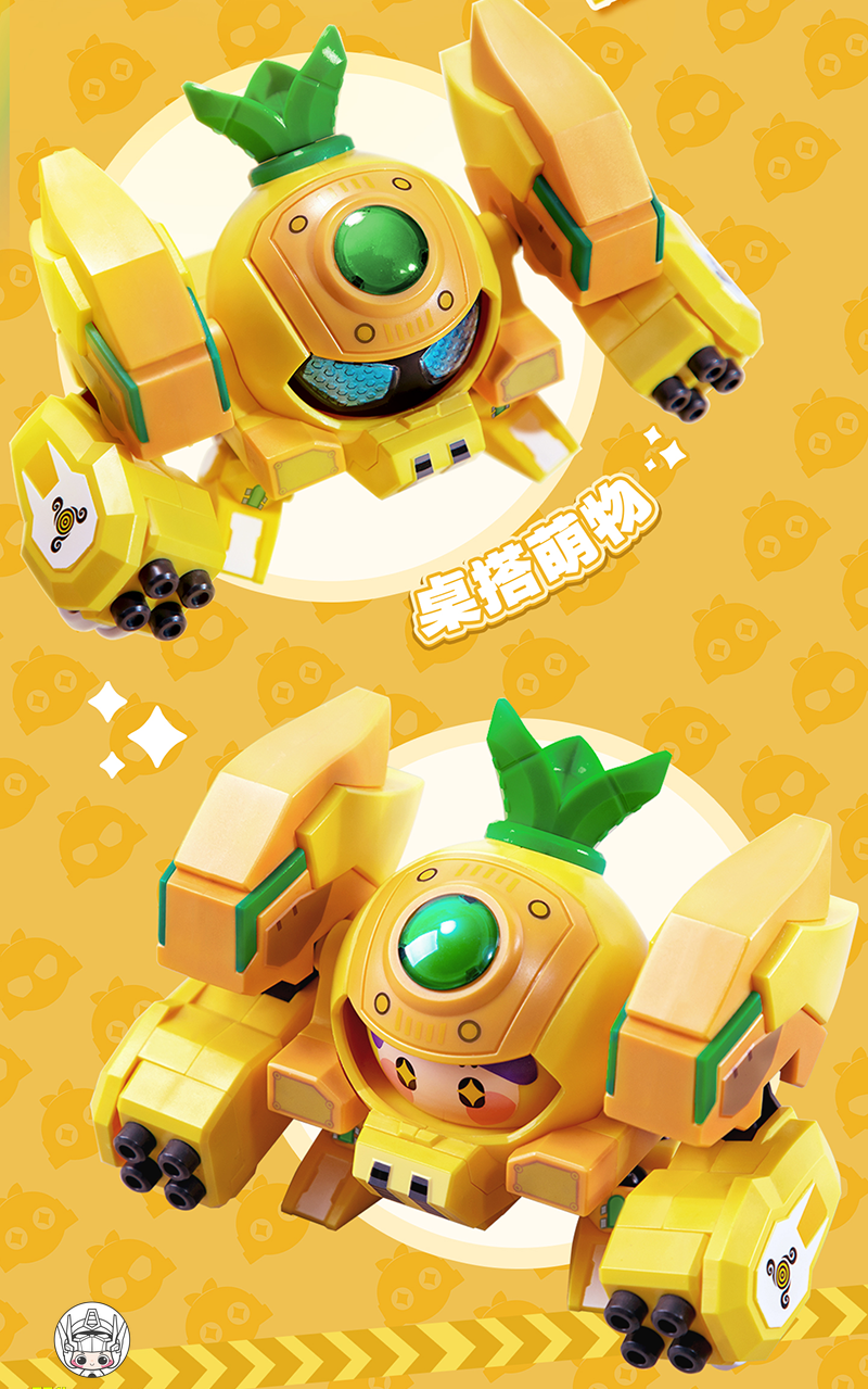 【予約商品】壹理創玩 FRQ-01 QROBO パイナップルスラッシャー プラモデル