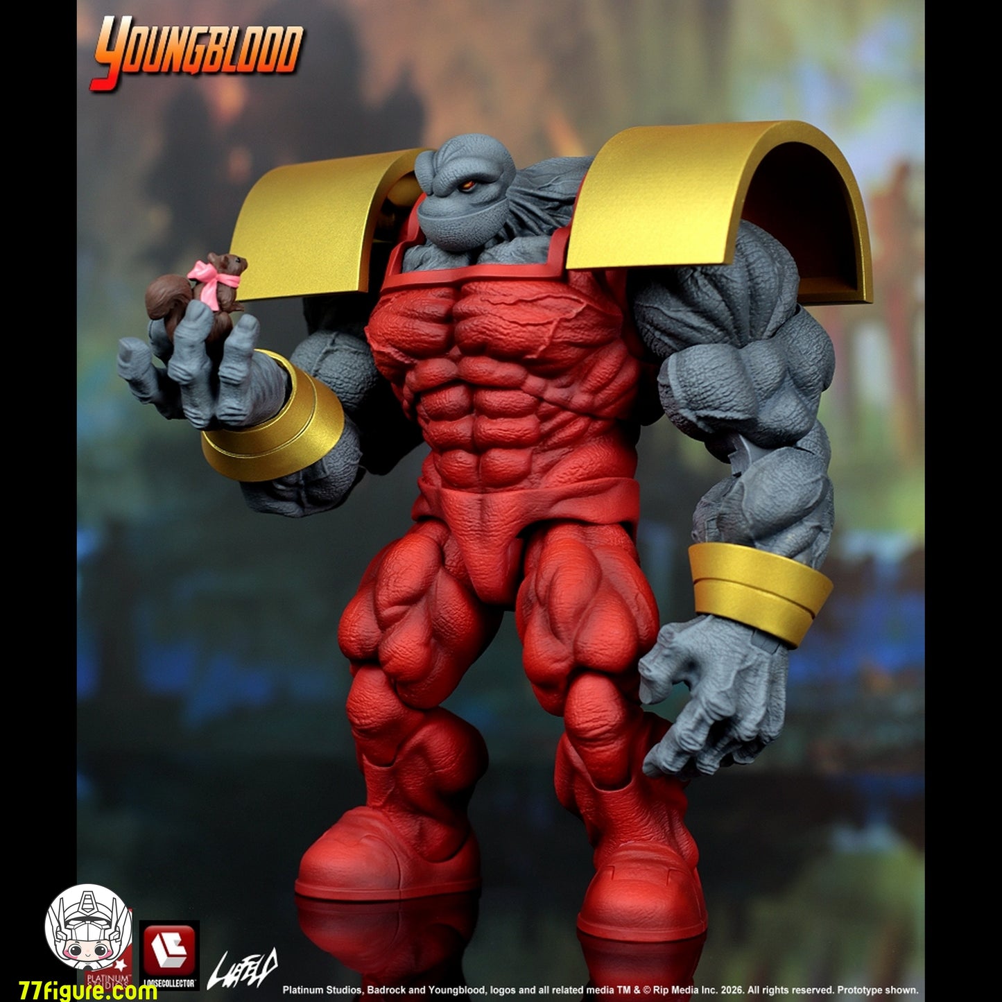【予約商品】LC Studio 1/12 エクストリームユニバース3 バッドロック 塗装済み可動フィギュア