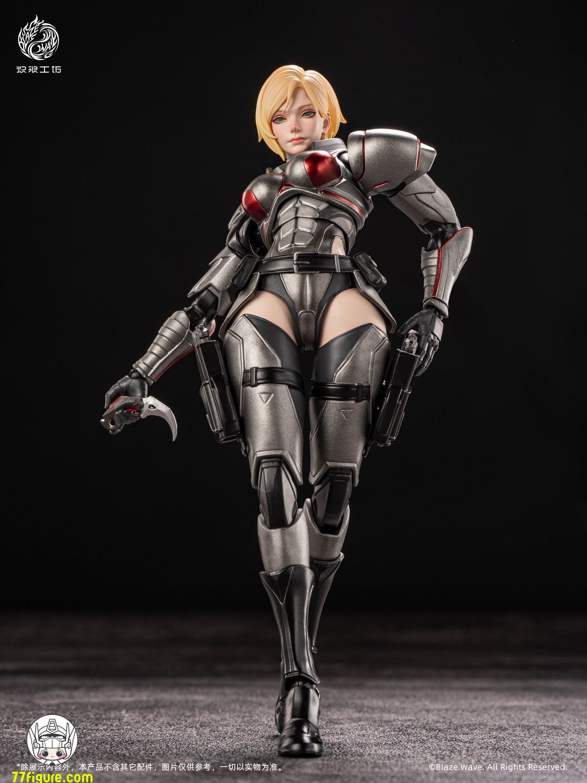 【予約商品】Blazing Wave Studio 1/12 ヴァルキリー ブリュンヒルデ 塗装済み可動フィギュア