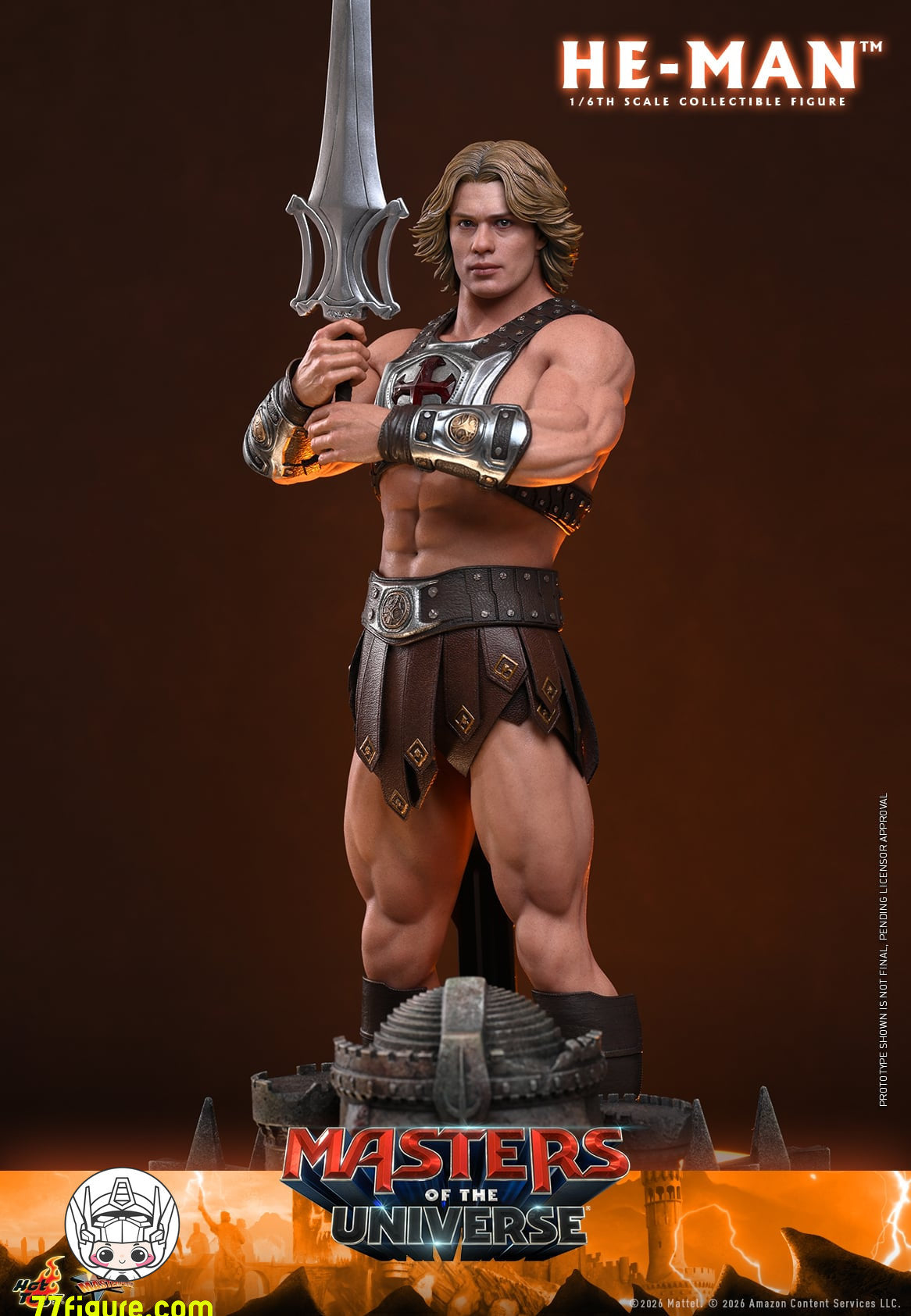 【予約商品】Hot Toys 1/6『マスターズ・オブ・ザ・ユニバース 2026』ヒーマン 塗装済み可動フィギュア