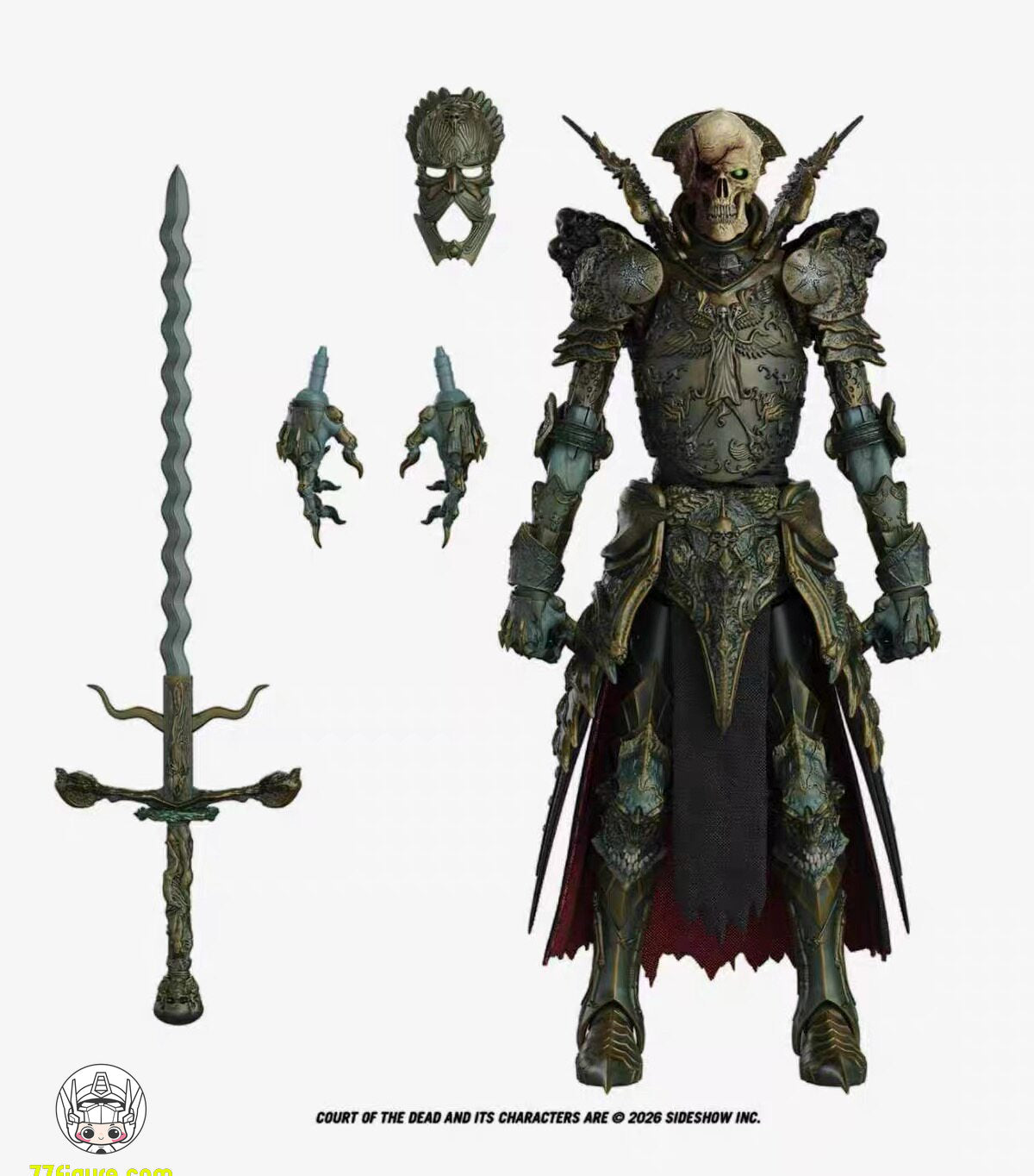【予約商品】Boss Fight Studio 1/12 CDE007 『Court of the Dead』モーティガル 高位の死神将軍 塗装済み可動フィギュア