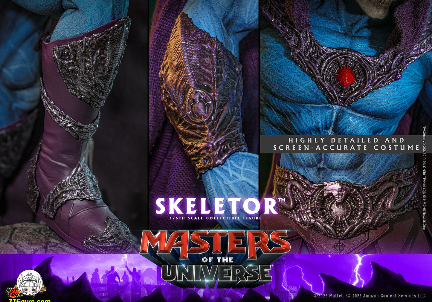 【予約商品】Hot Toys 1/6『マスターズ・オブ・ザ・ユニバース 2026』スケルター 塗装済み可動フィギュア