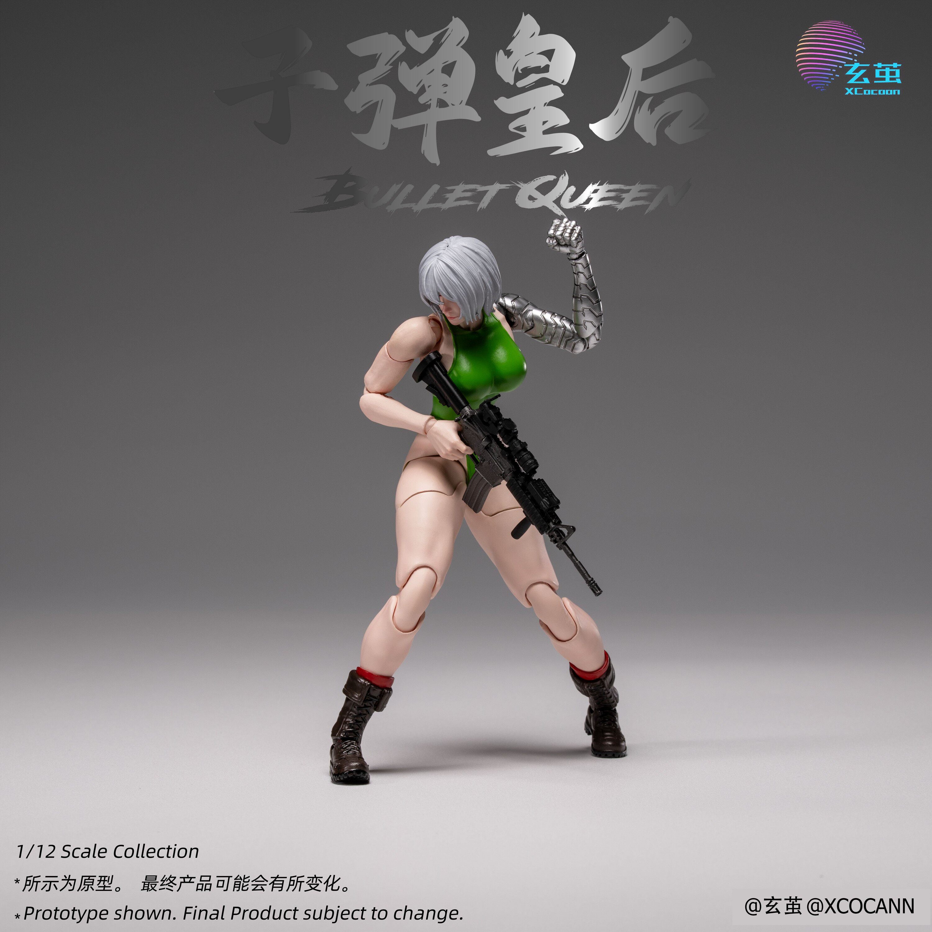 Xocann Studio 1/12 CFC-02B バレット クイーン 豪華版 塗装済み可動