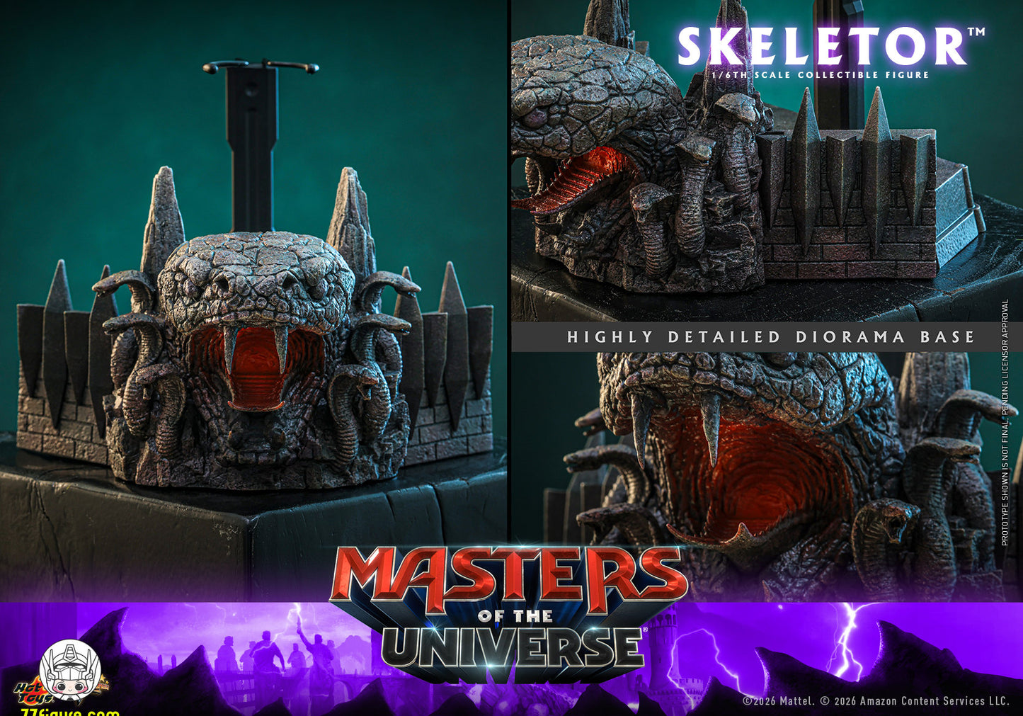 【予約商品】Hot Toys 1/6『マスターズ・オブ・ザ・ユニバース 2026』スケルター 塗装済み可動フィギュア