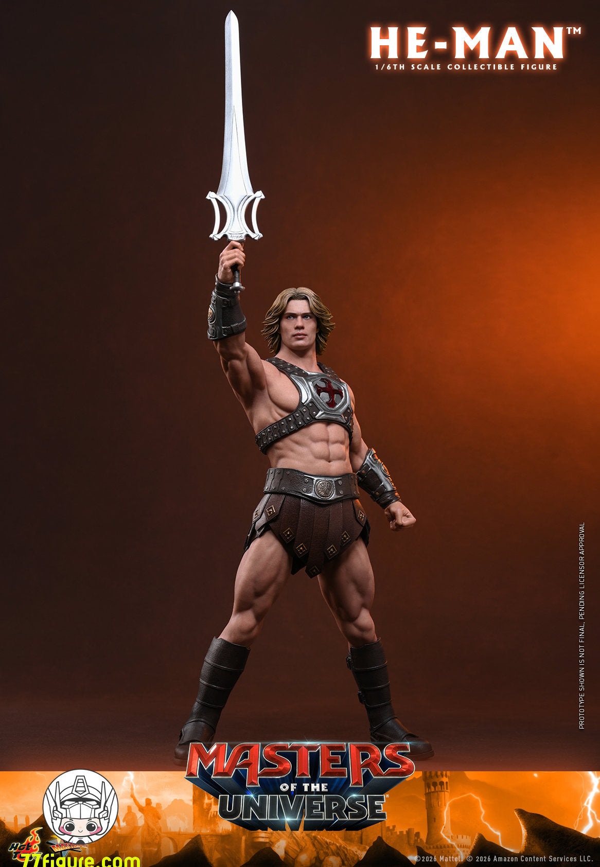 【予約商品】Hot Toys 1/6『マスターズ・オブ・ザ・ユニバース 2026』ヒーマン 塗装済み可動フィギュア
