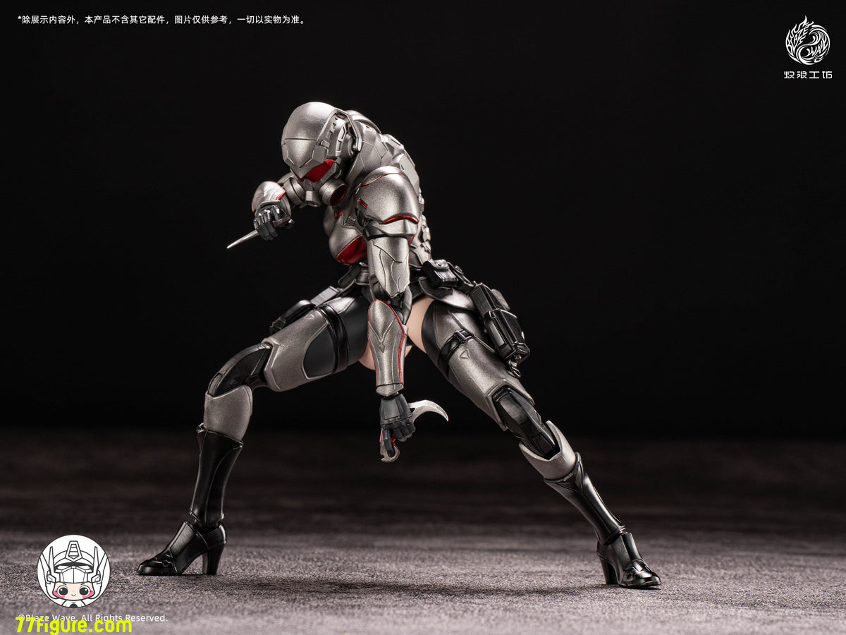 【予約商品】Blazing Wave Studio 1/12 ヴァルキリー ブリュンヒルデ 塗装済み可動フィギュア