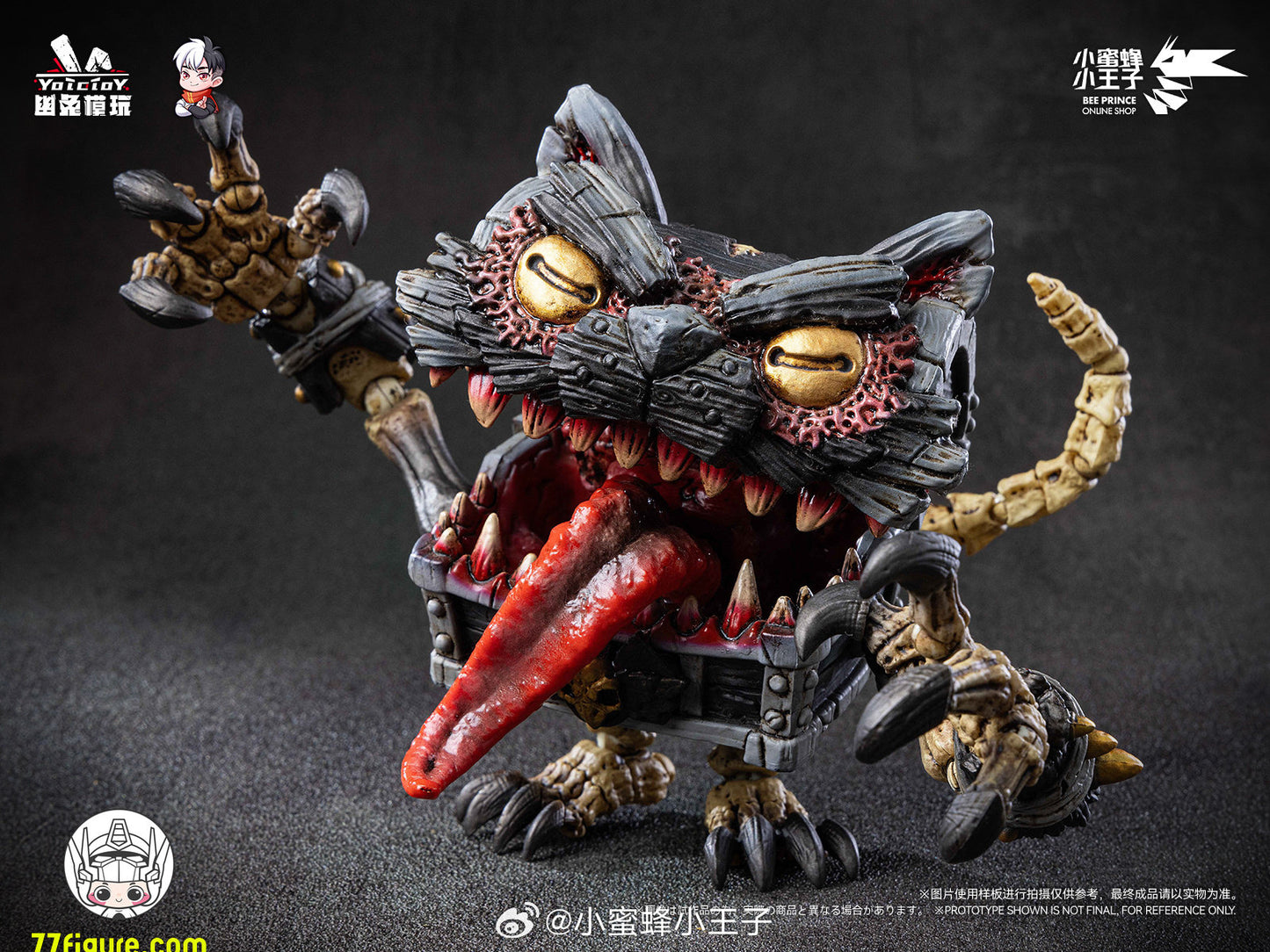【予約商品】YoTo Toys 1/12 YTBD-003 ミミックチェスト キャット 塗装済み可動フィギュア