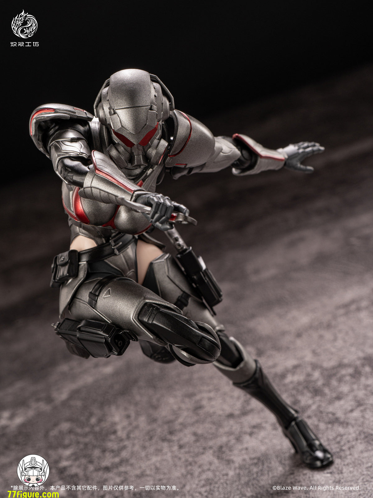 【予約商品】Blazing Wave Studio 1/12 ヴァルキリー ブリュンヒルデ 塗装済み可動フィギュア