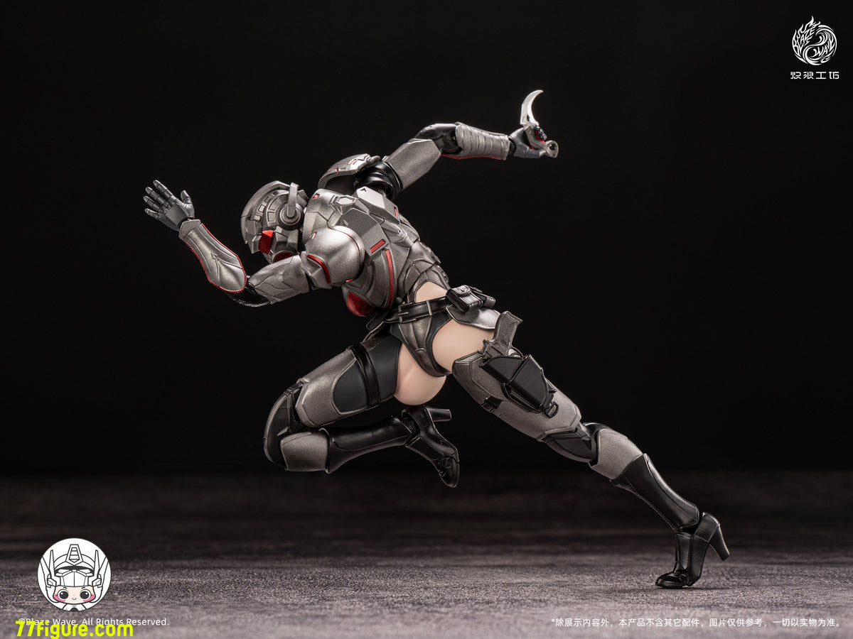 【予約商品】Blazing Wave Studio 1/12 ヴァルキリー ブリュンヒルデ 塗装済み可動フィギュア