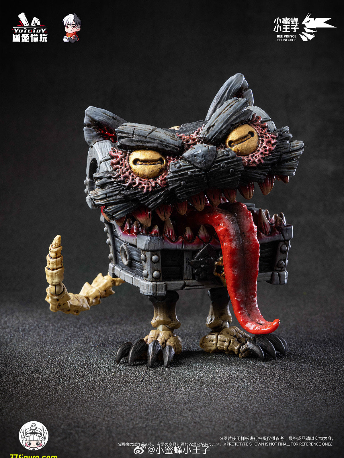 【予約商品】YoTo Toys 1/12 YTBD-003 ミミックチェスト キャット 塗装済み可動フィギュア