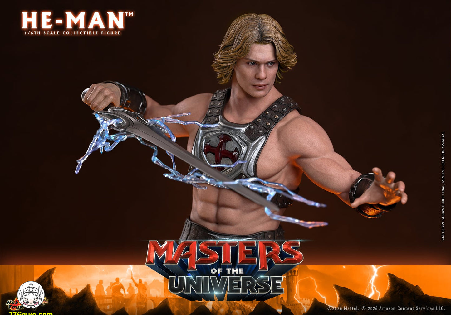 【予約商品】Hot Toys 1/6『マスターズ・オブ・ザ・ユニバース 2026』ヒーマン 塗装済み可動フィギュア