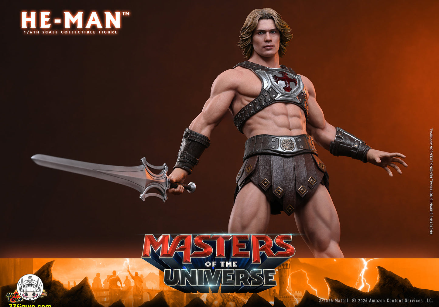 【予約商品】Hot Toys 1/6『マスターズ・オブ・ザ・ユニバース 2026』ヒーマン 塗装済み可動フィギュア
