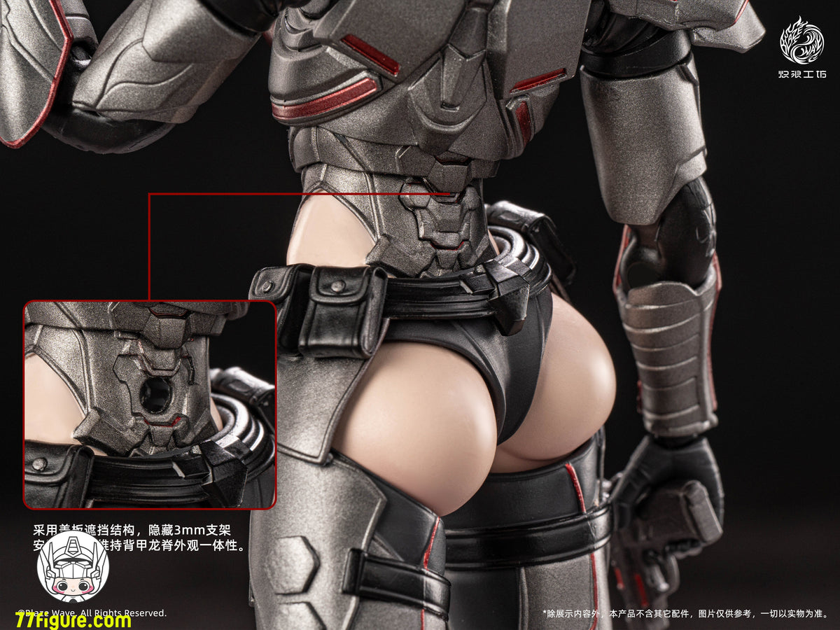 【予約商品】Blazing Wave Studio 1/12 ヴァルキリー ブリュンヒルデ 塗装済み可動フィギュア