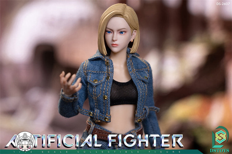 【予約商品】DSTOYS 1/12 アンドロイドガール デュアルヘッドスカルプ 塗装済み可動フィギュア
