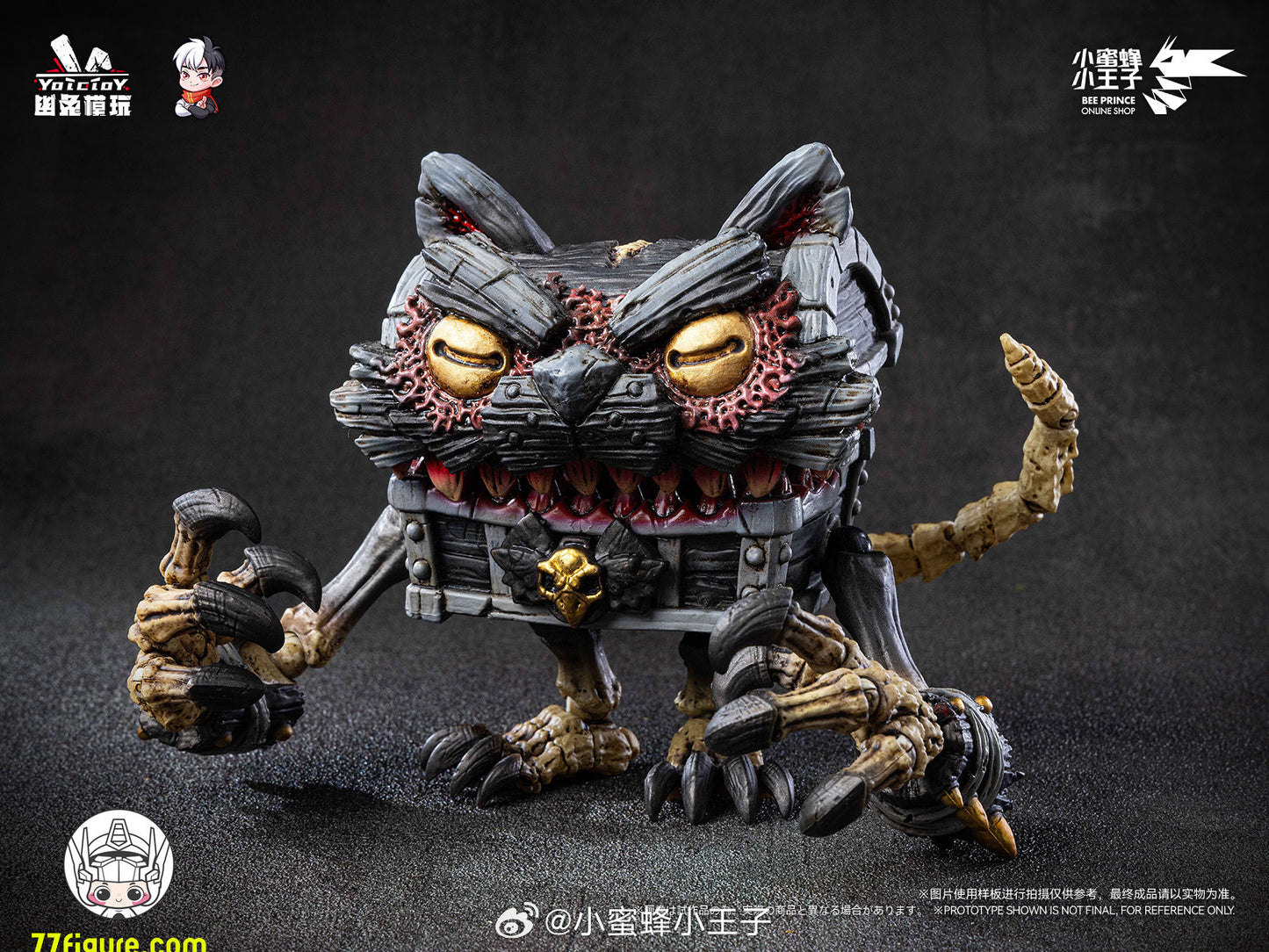 【予約商品】YoTo Toys 1/12 YTBD-003 ミミックチェスト キャット 塗装済み可動フィギュア