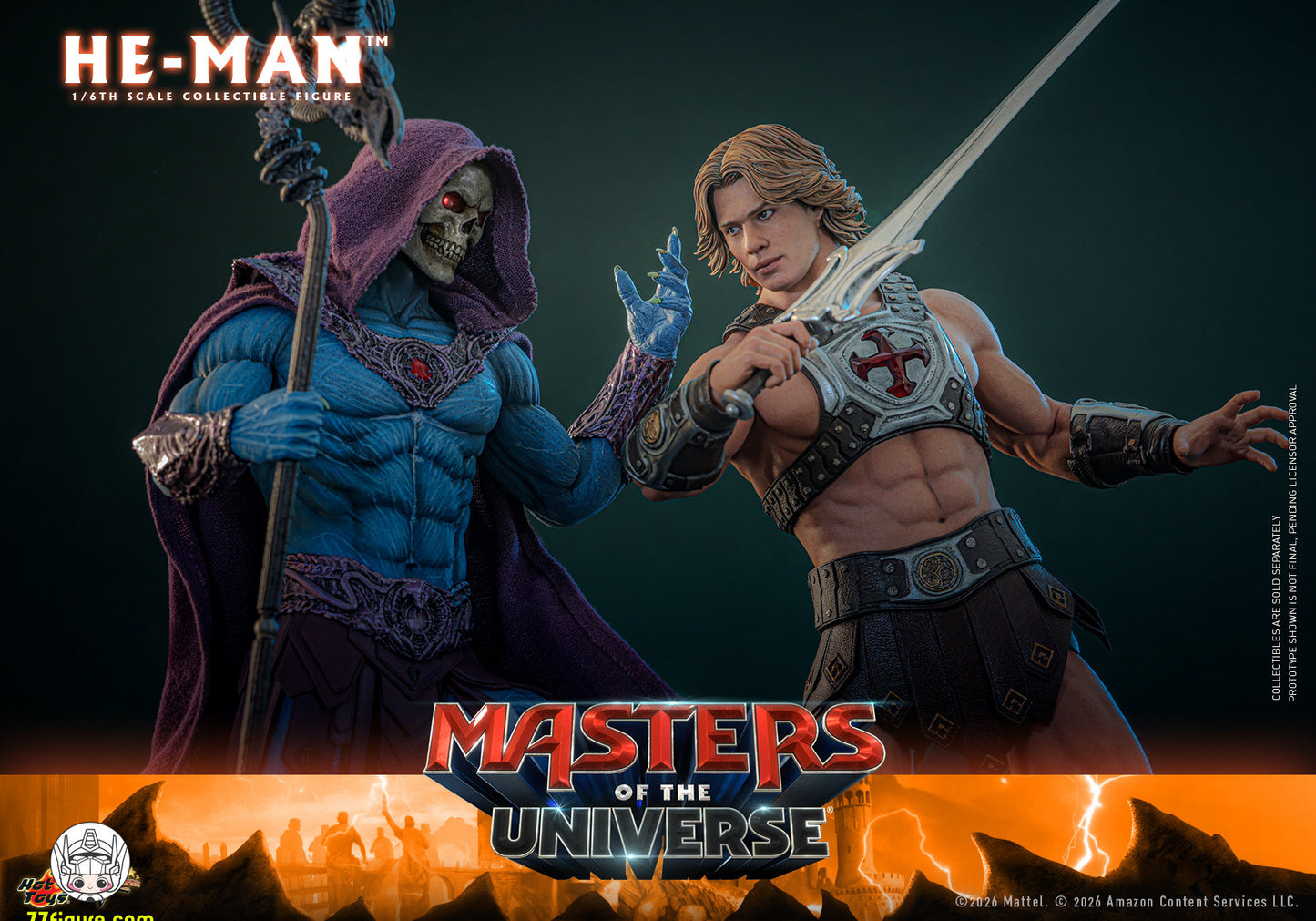 【予約商品】Hot Toys 1/6『マスターズ・オブ・ザ・ユニバース 2026』ヒーマン 塗装済み可動フィギュア