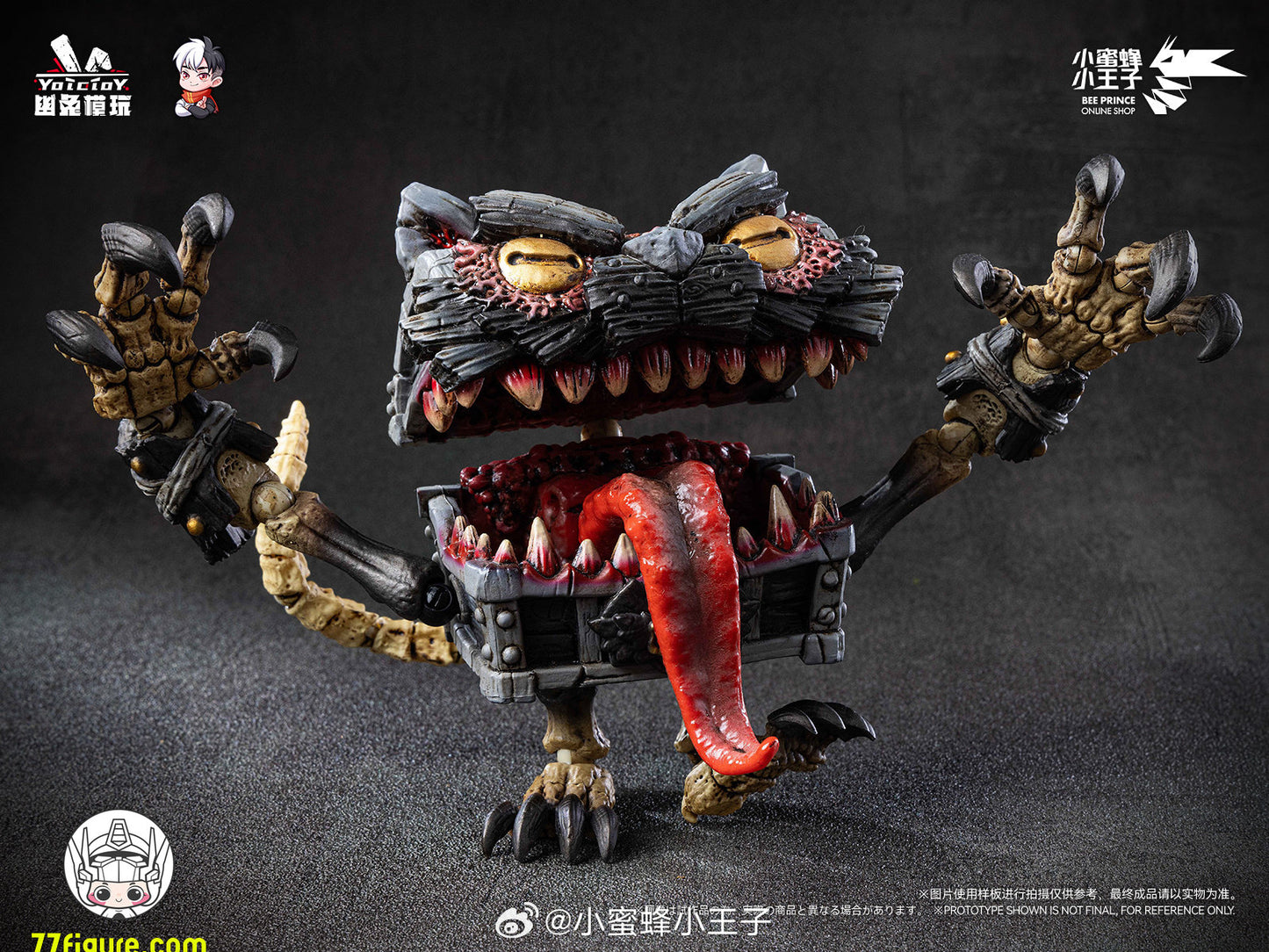 【予約商品】YoTo Toys 1/12 YTBD-003 ミミックチェスト キャット 塗装済み可動フィギュア