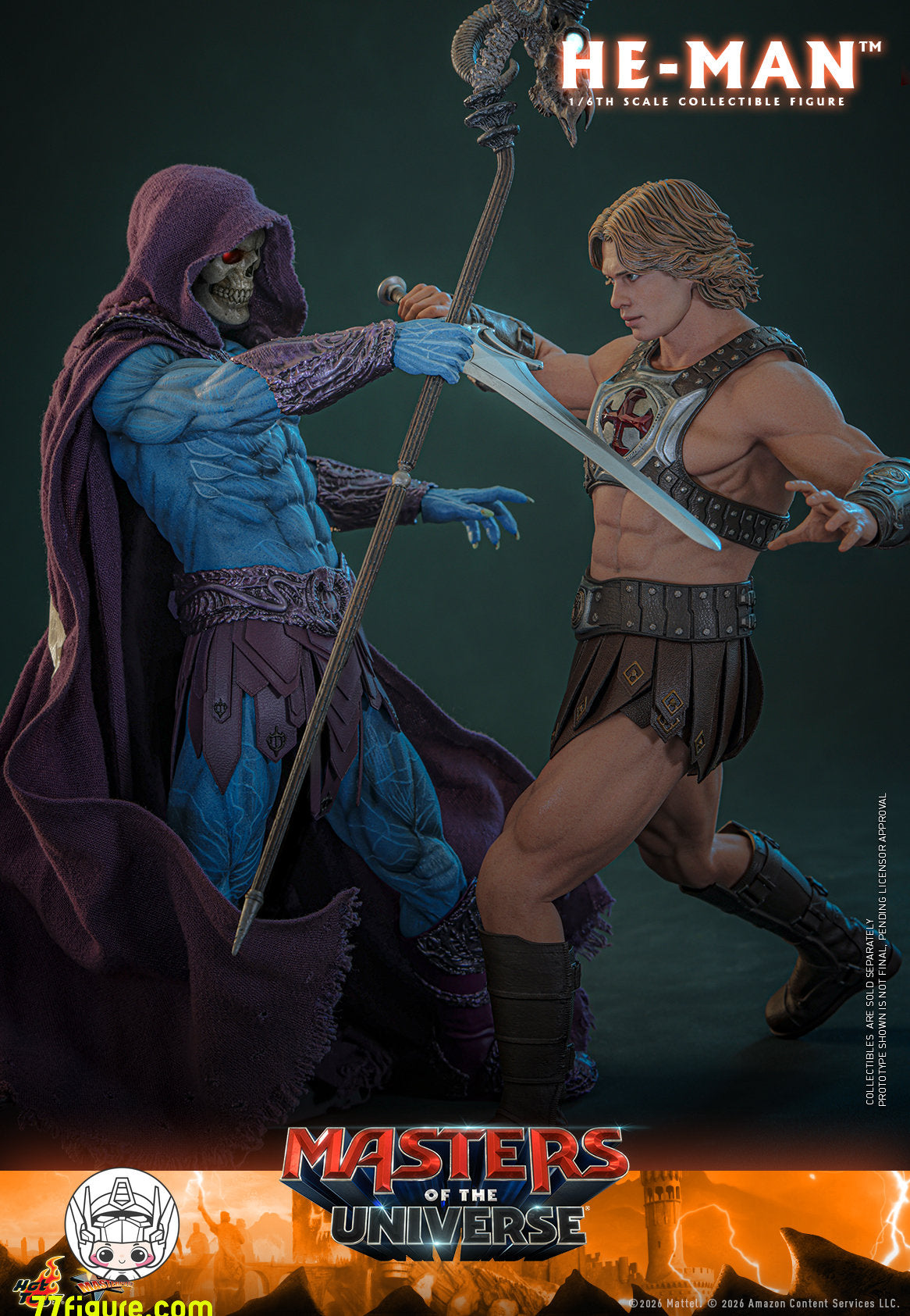 【予約商品】Hot Toys 1/6『マスターズ・オブ・ザ・ユニバース 2026』ヒーマン 塗装済み可動フィギュア