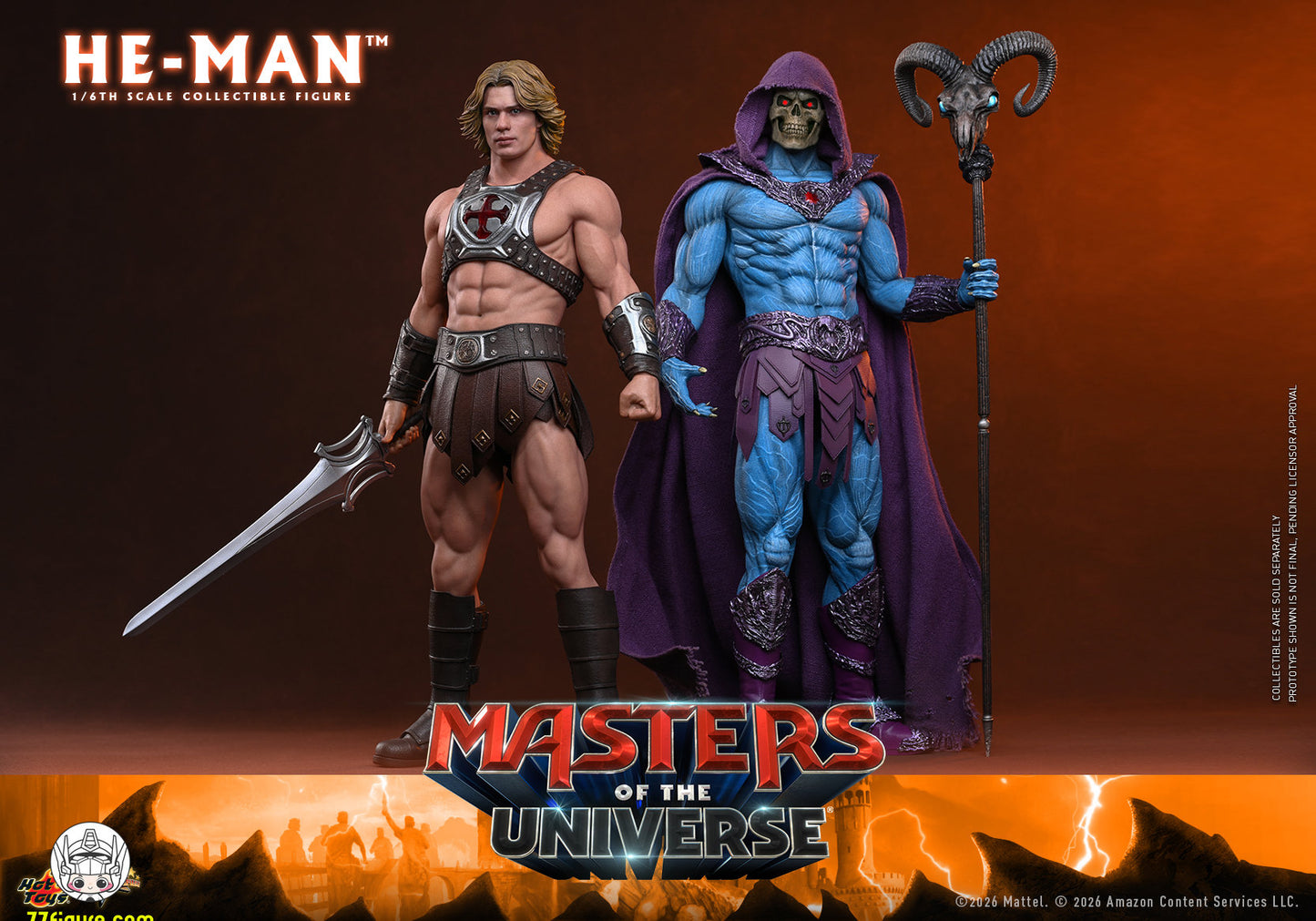 【予約商品】Hot Toys 1/6『マスターズ・オブ・ザ・ユニバース 2026』ヒーマン 塗装済み可動フィギュア