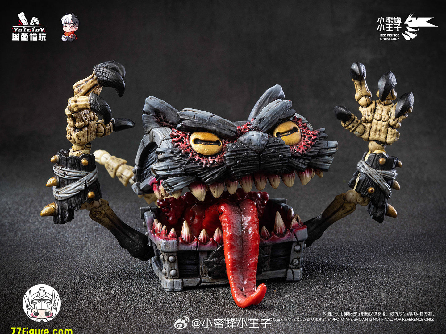 【予約商品】YoTo Toys 1/12 YTBD-003 ミミックチェスト キャット 塗装済み可動フィギュア