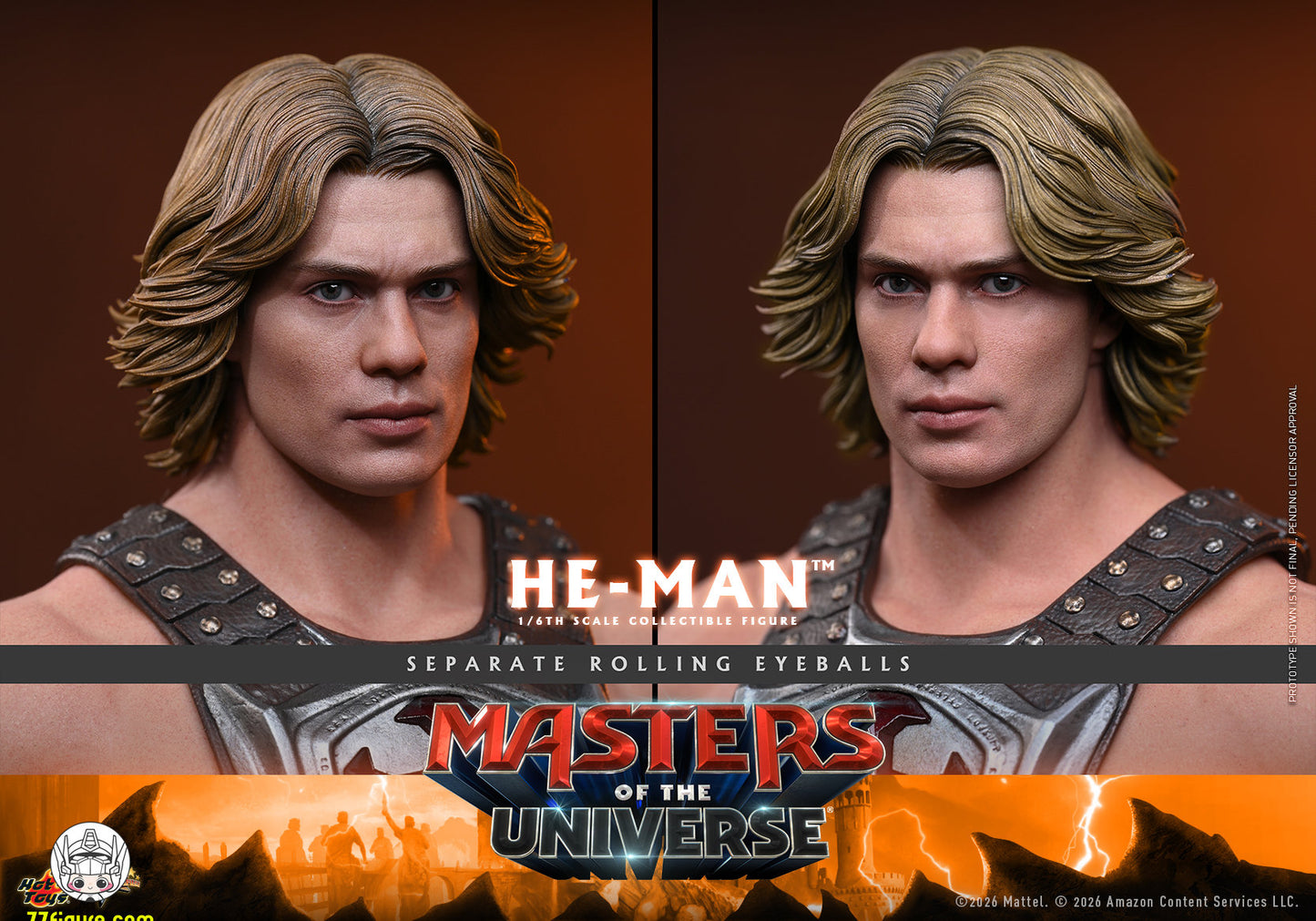 【予約商品】Hot Toys 1/6『マスターズ・オブ・ザ・ユニバース 2026』ヒーマン 塗装済み可動フィギュア
